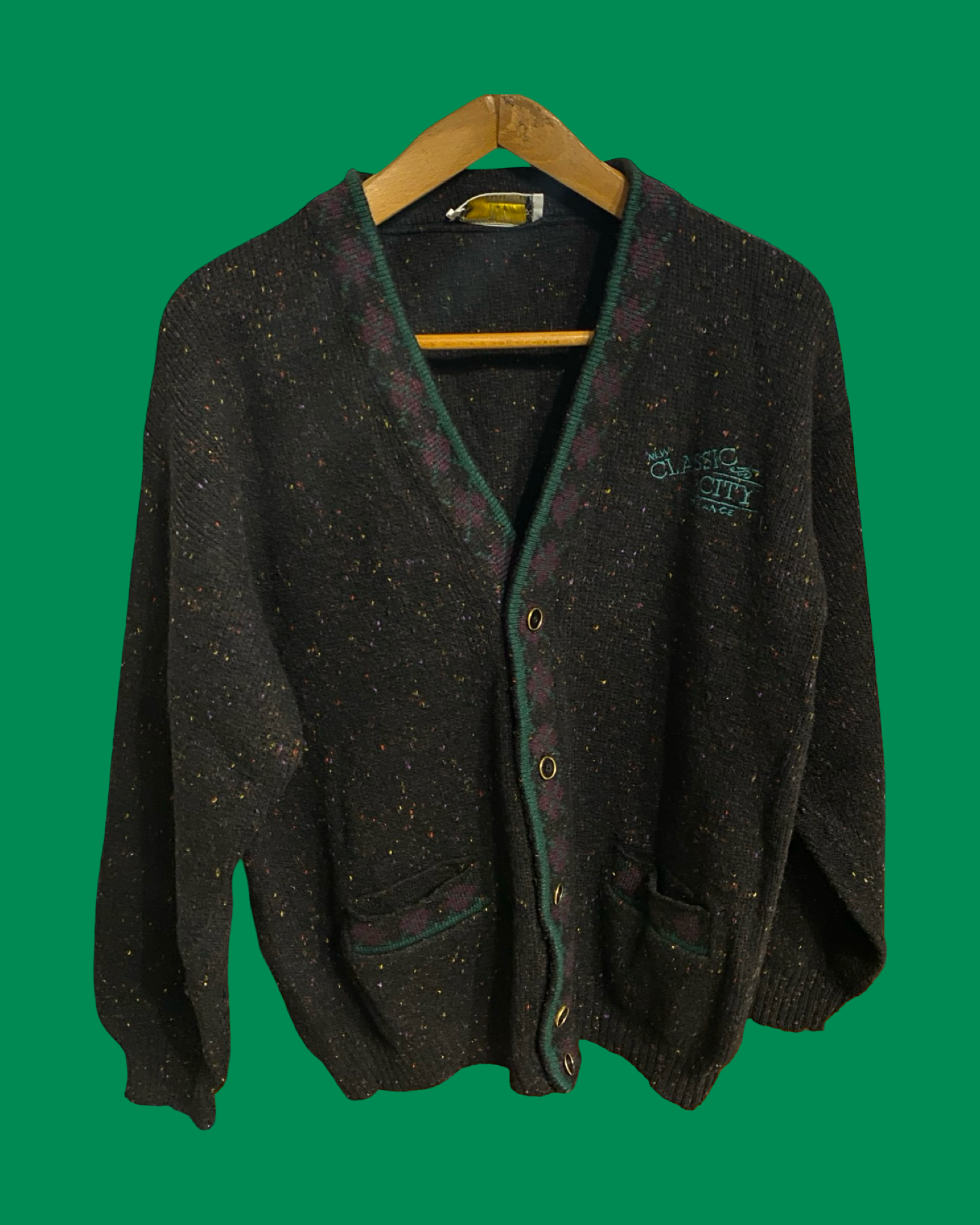 Vintage Multicolor Fantasy 90's Cardigan Unisex Size M