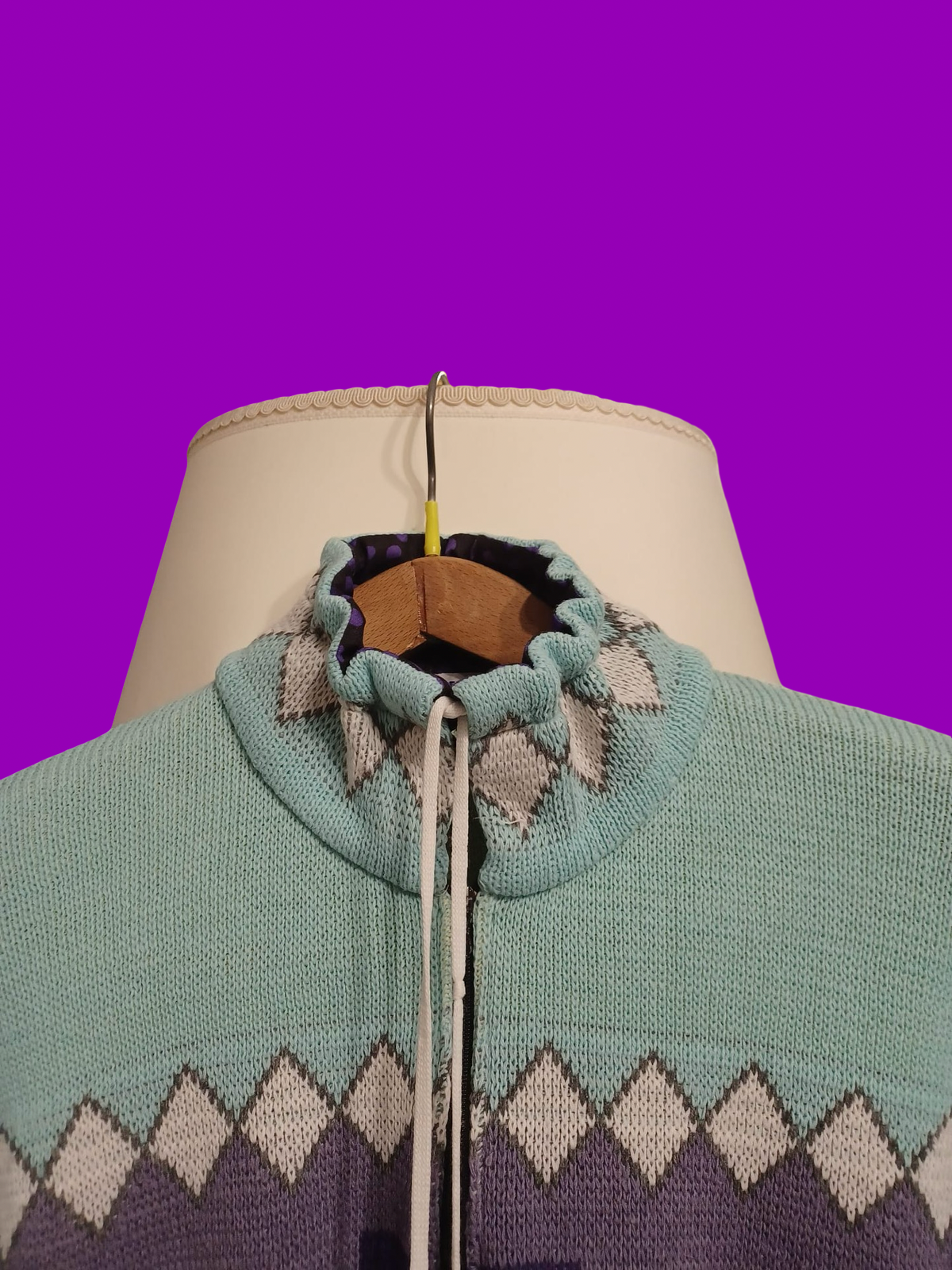 Vintage Multicolor Fantasy 90's Sweater Woman Size M