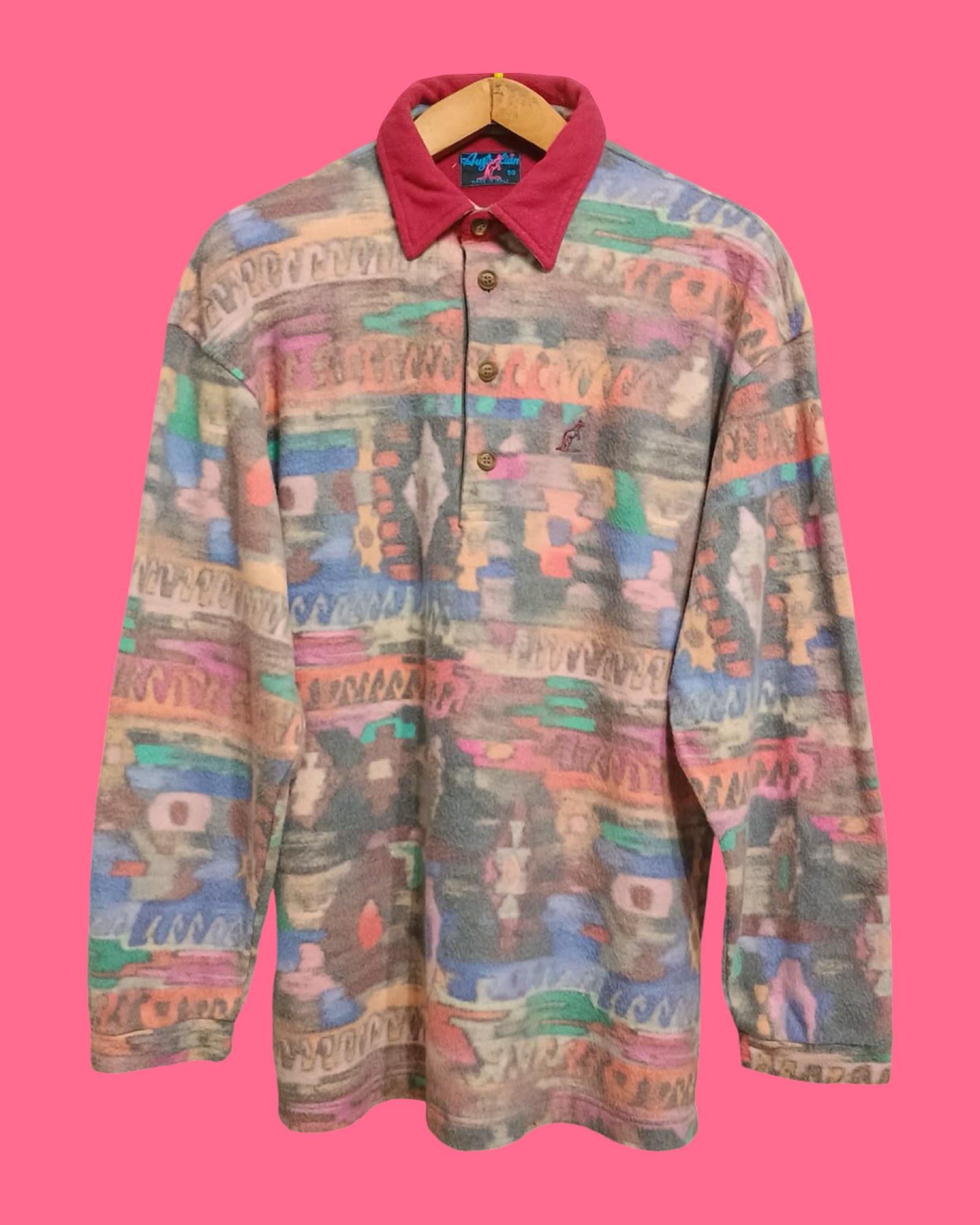 Vintage Multicolor Fantasy 90's Pile Sweatshirt Unisex Size L