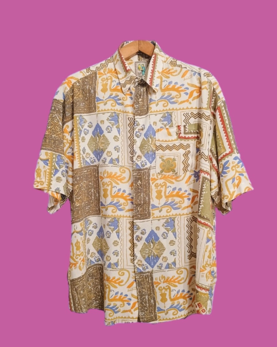 Vintage Multicolor Fantasy 90's Shirt Unisex Size XL