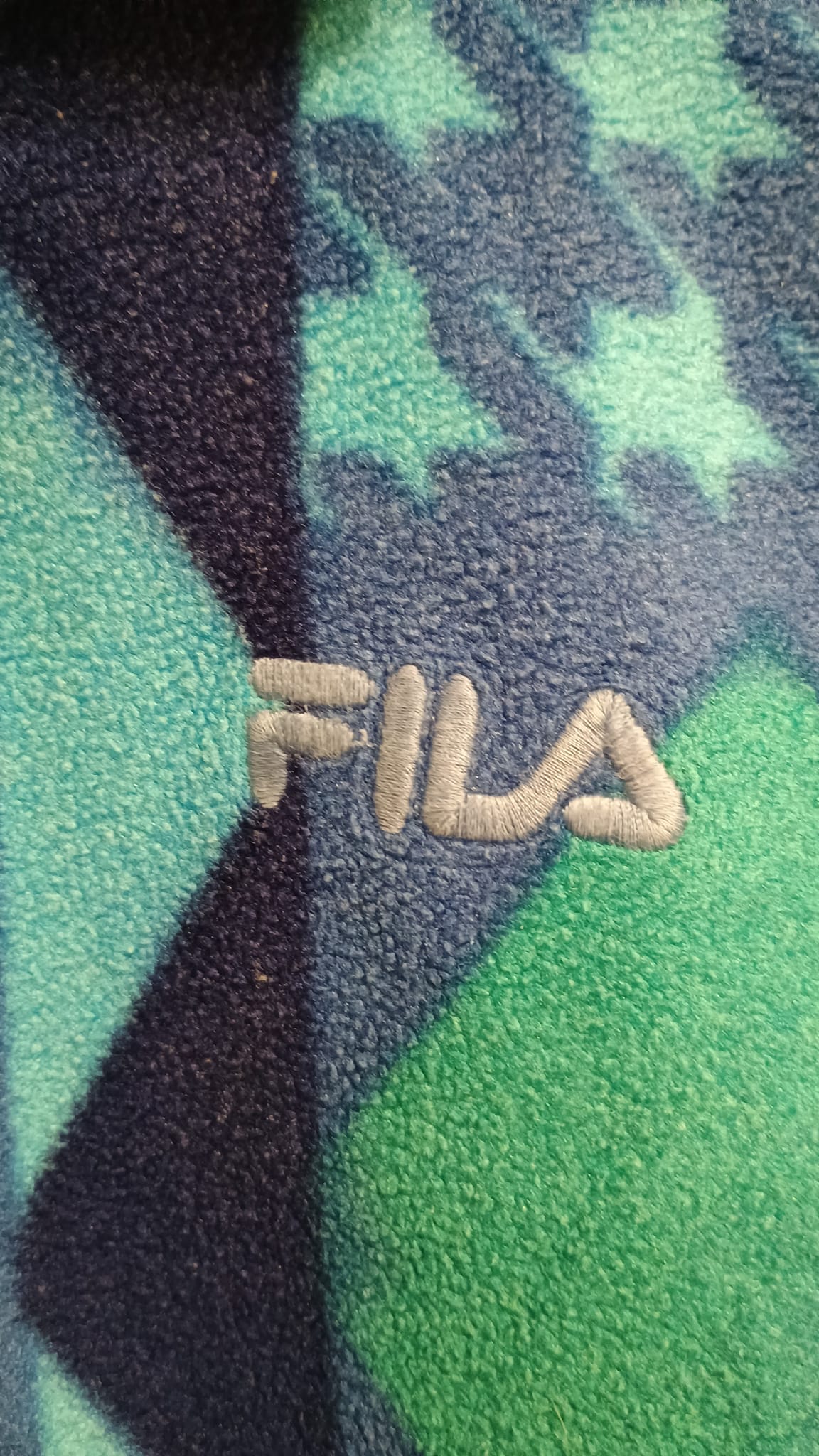 Vintage Multicolor Fantasy 90's Fila Sweatshirt Woman Size S