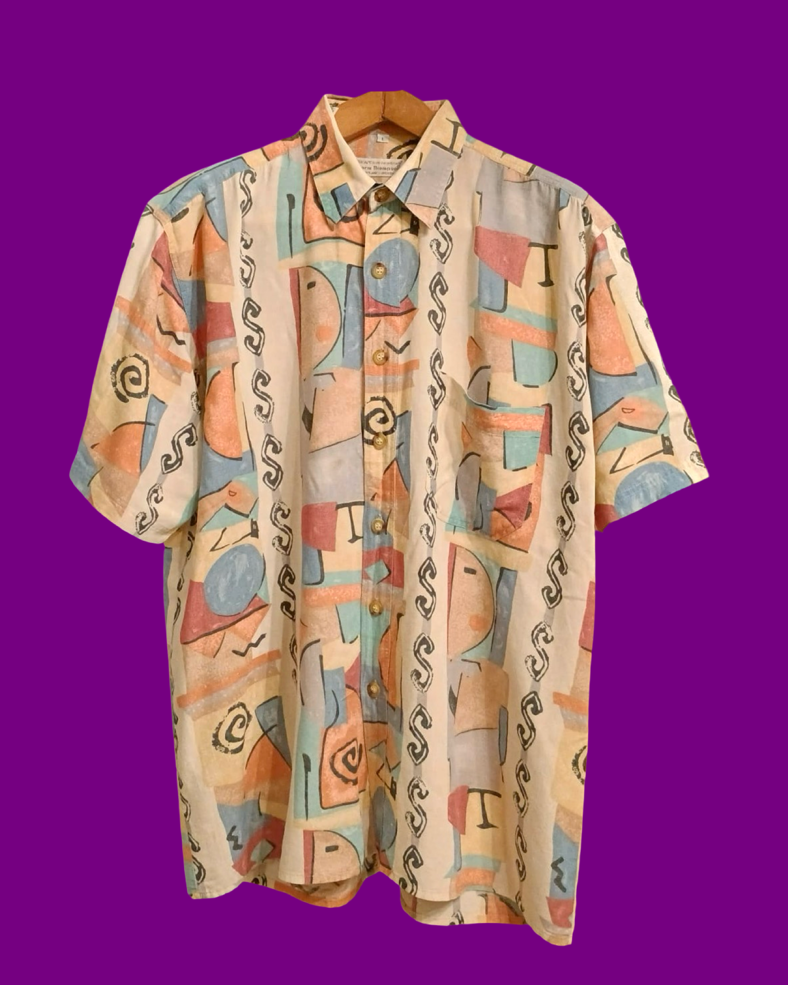 Vintage Multicolor Fantasy 90's Shirt Unisex Size L