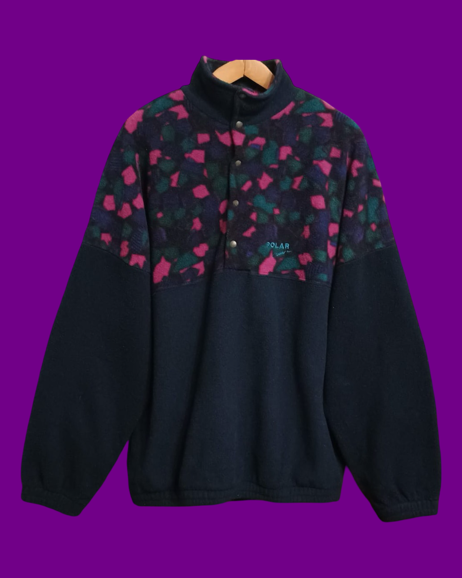 Vintage Multicolor Fantasy 90's Fleece Unisex Size XL