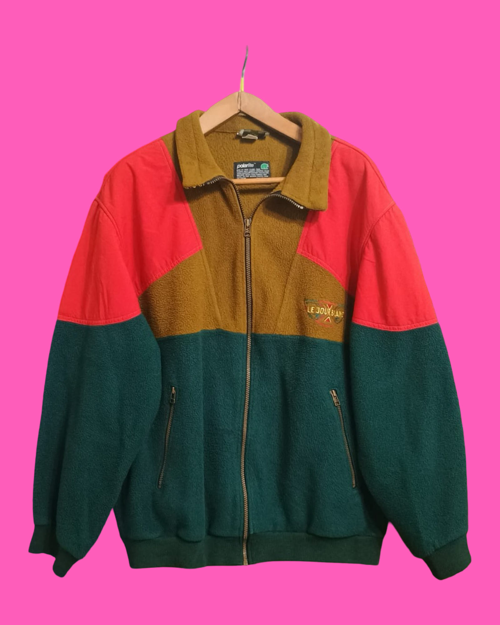 Vintage Multicolor Fantasy 90's Fleece Unisex Size L