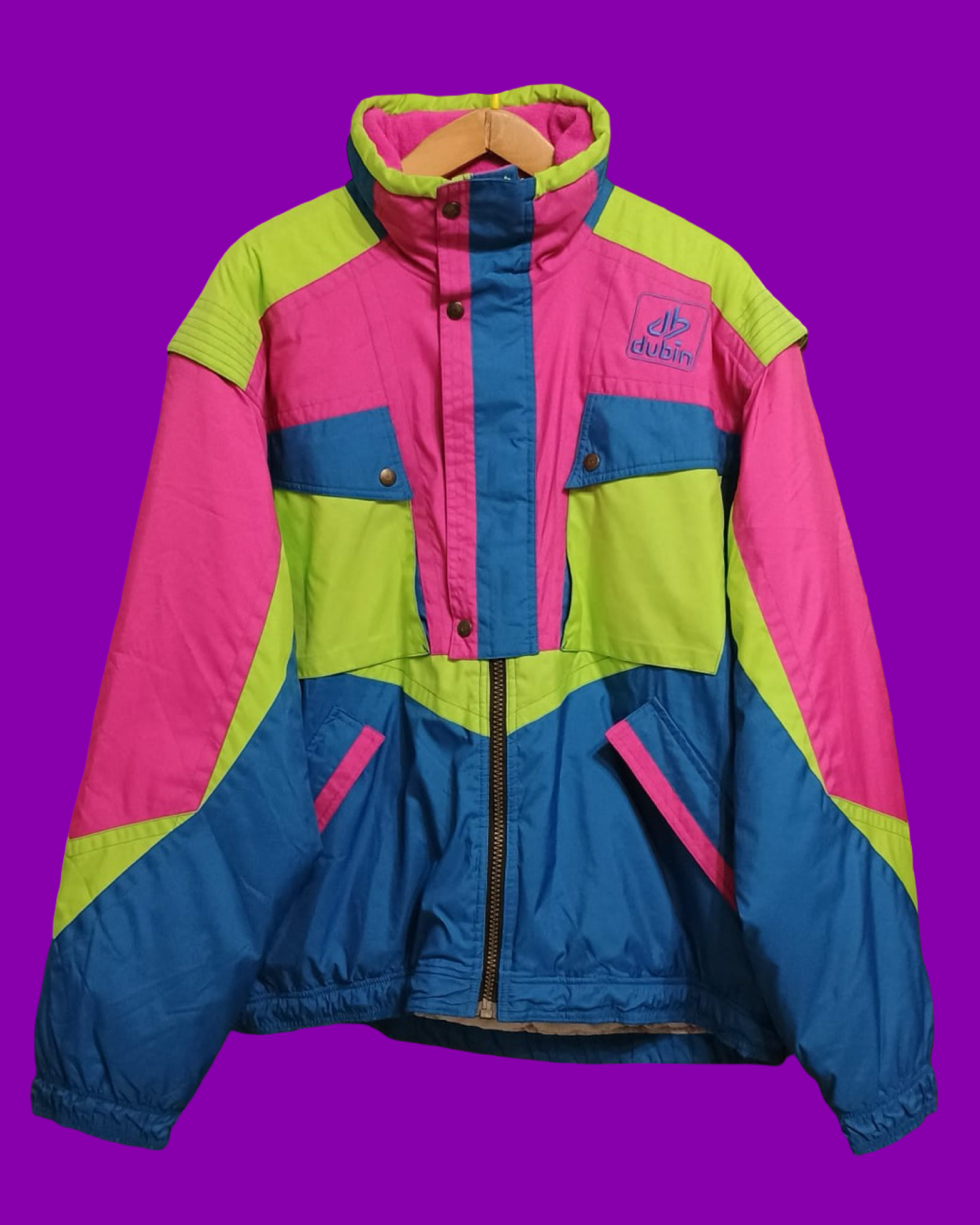 Vintage Multicolor Fantasy 90's Snow Jacket Unisex Size L