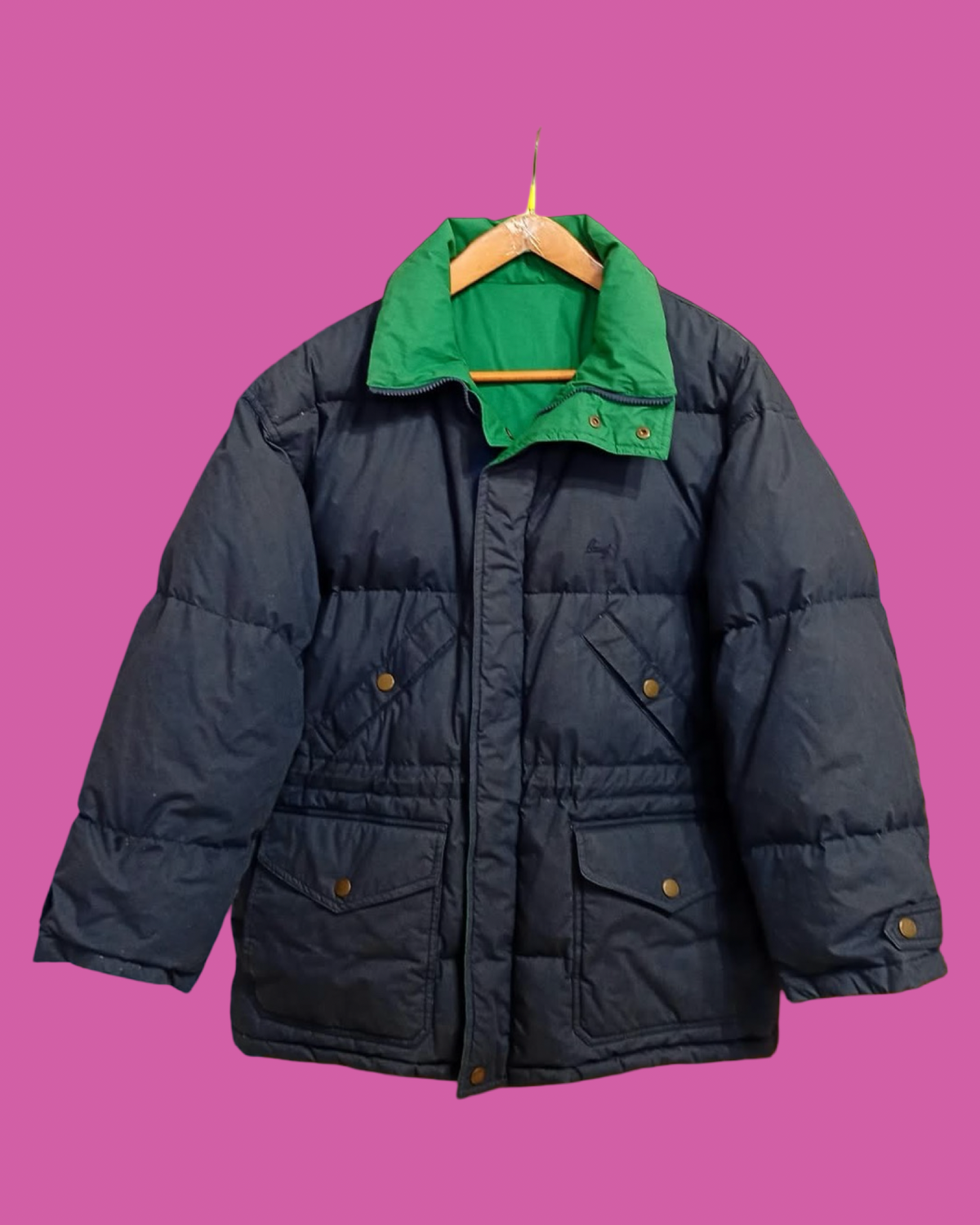 Vintage Multicolor Fantasy 90's Double Face Snow Jacket Unisex Size L