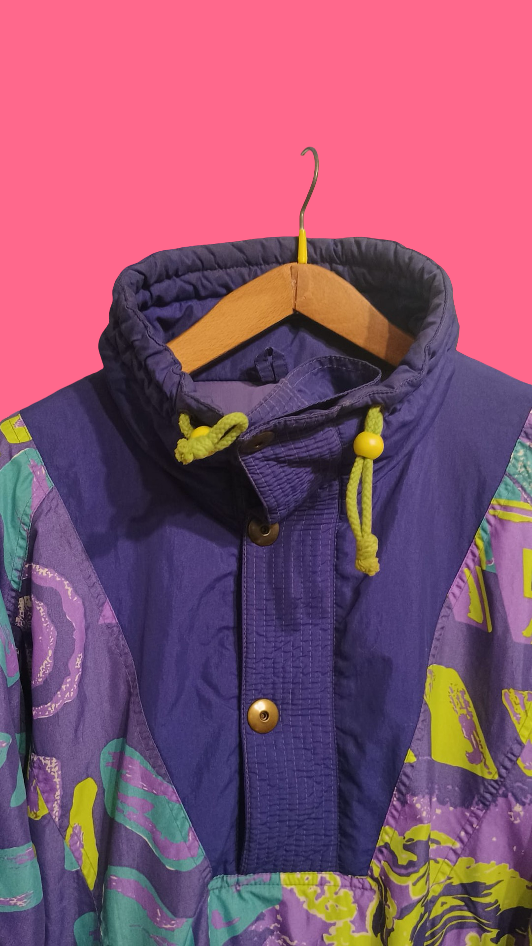 Vintage Multicolor Fantasy 90's Snow Jacket Unisex Size M