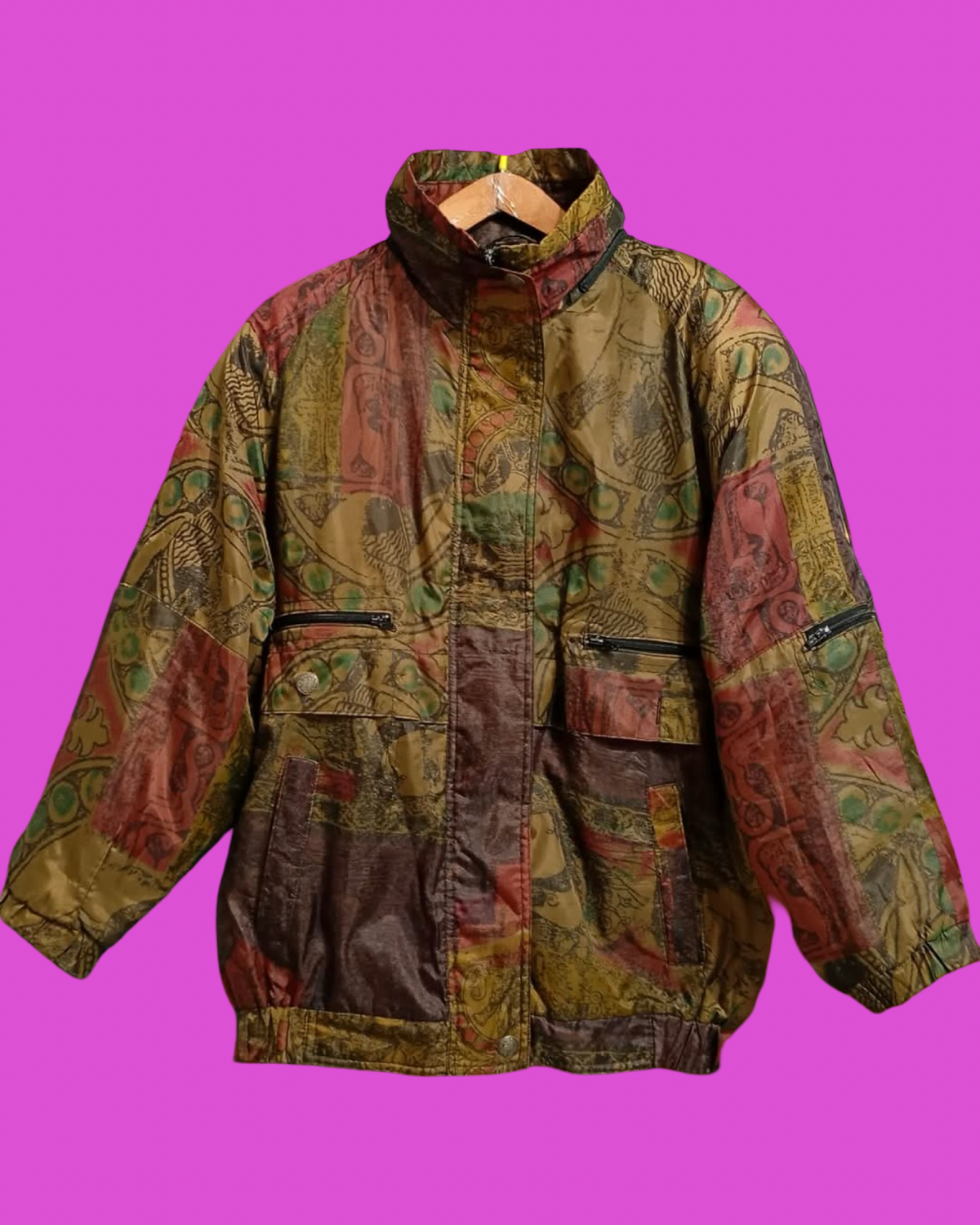 Vintage Multicolor Fantasy 90's Rare Jacket Unisex Size XL