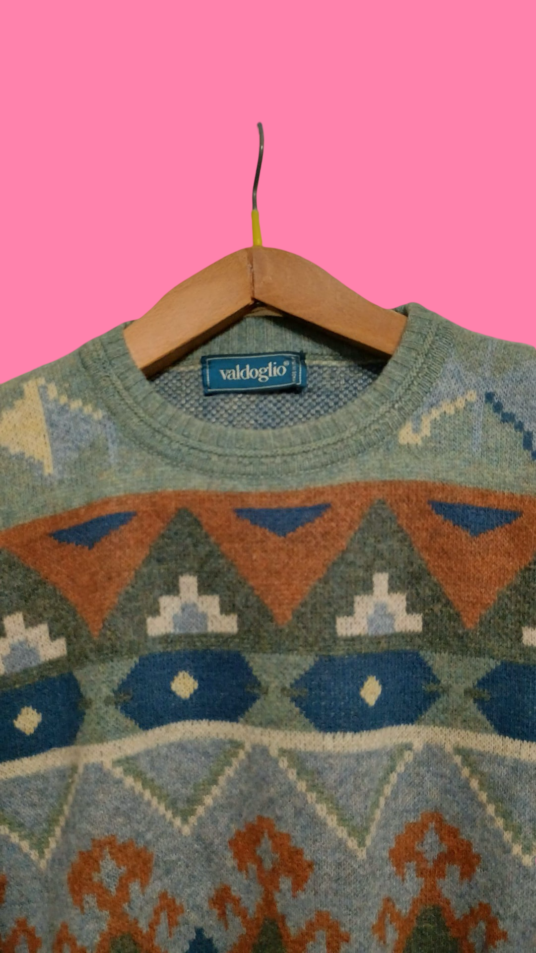 Vintage Multicolor Fantasy 90's Sweater Unisex Size M