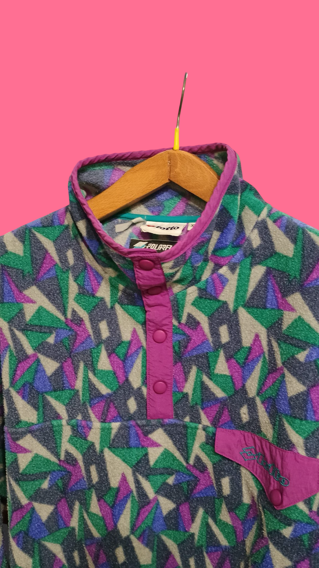 Vintage Multicolor Fantasy 90's Fleece Unisex Size XL