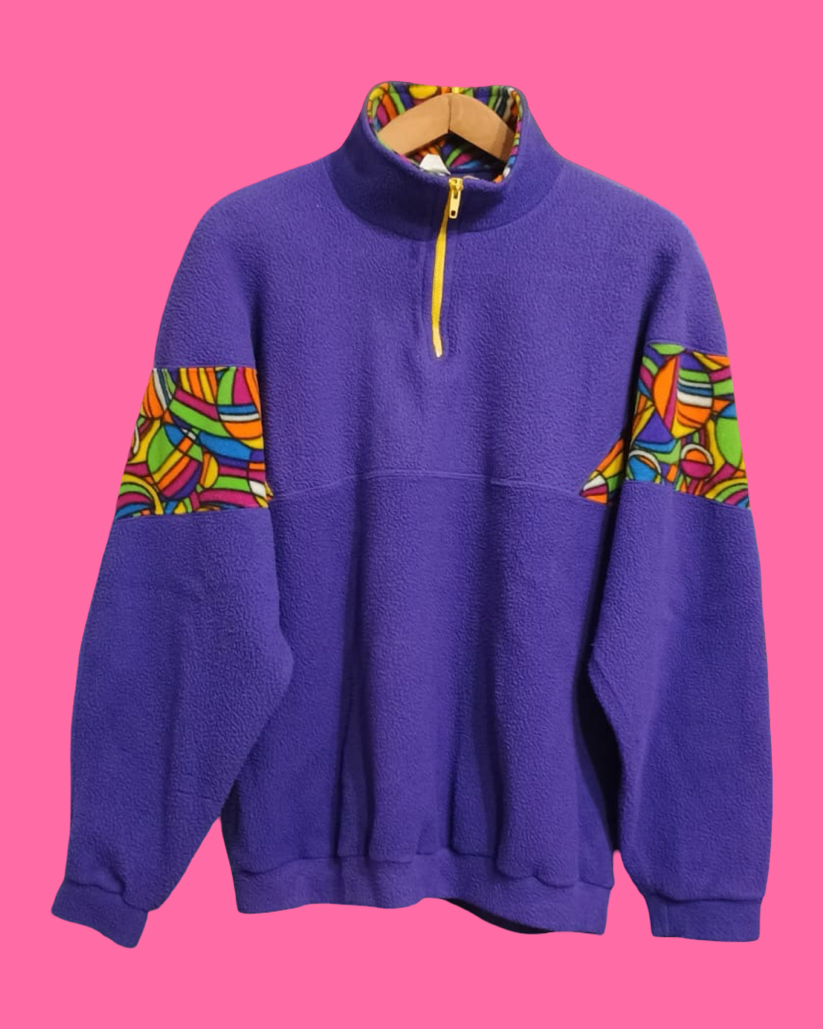 Vintage Multicolor Fantasy 90's Sweatshirt Unisex Size L