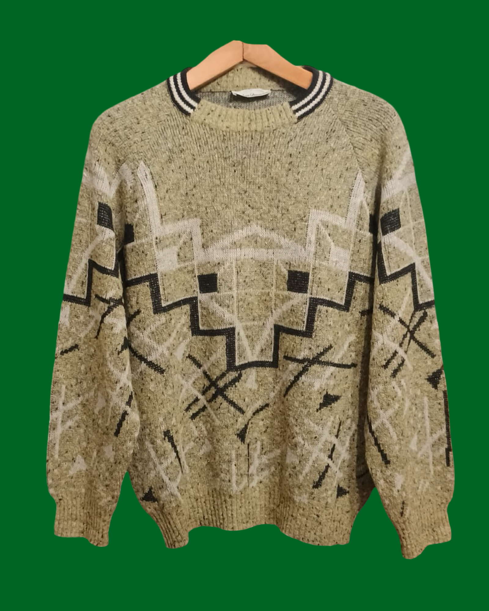 Vintage Multicolor Fantasy 90's Sweater Unisex Size M