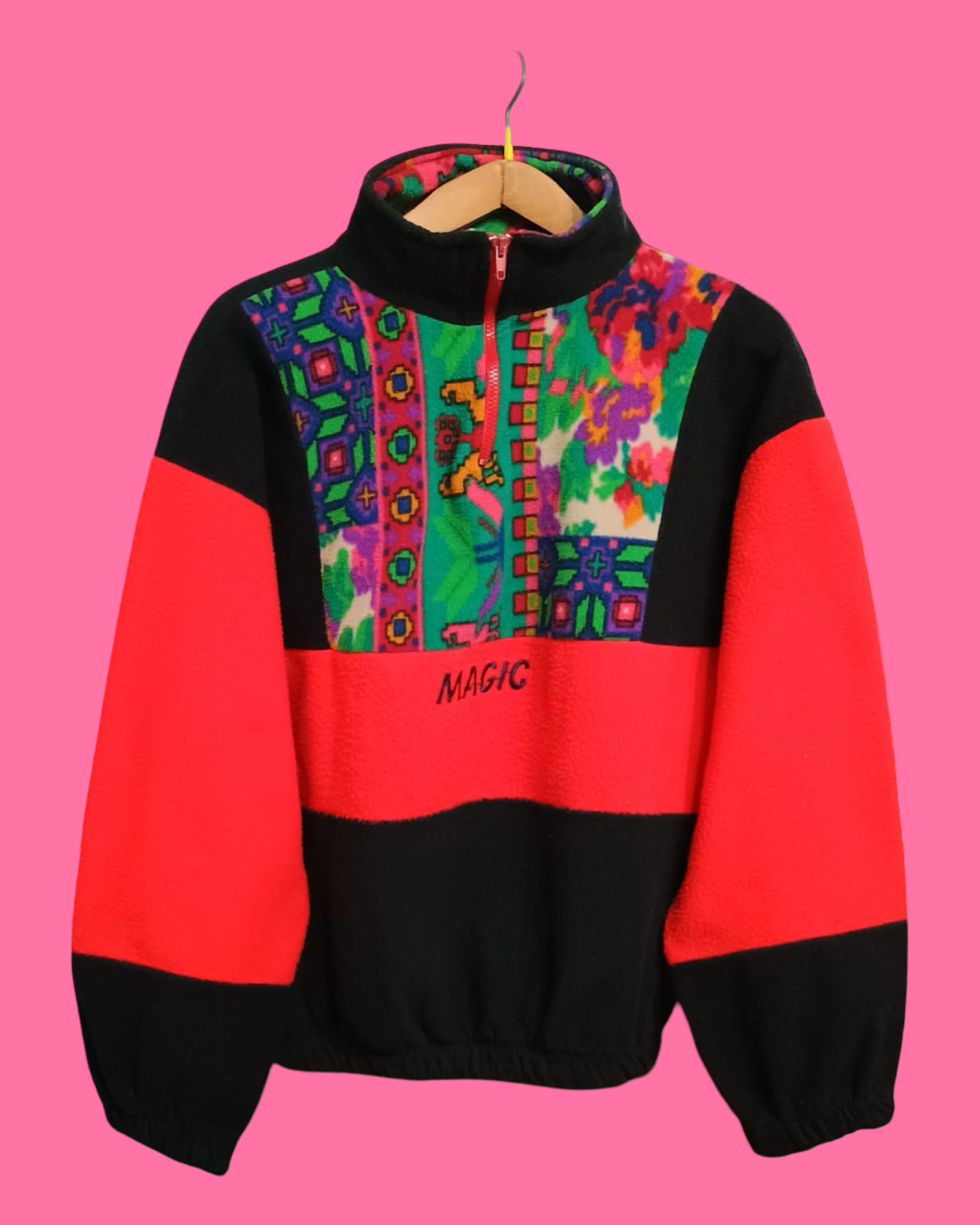 Vintage Multicolor Fantasy 90's Sweatshirt Unisex Size M