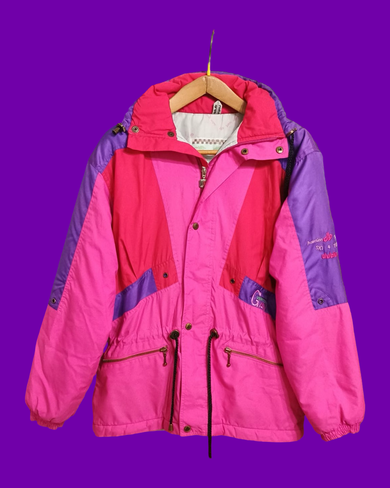 Vintage Multicolor Fantasy 90's Snow Jacket Unisex Size M