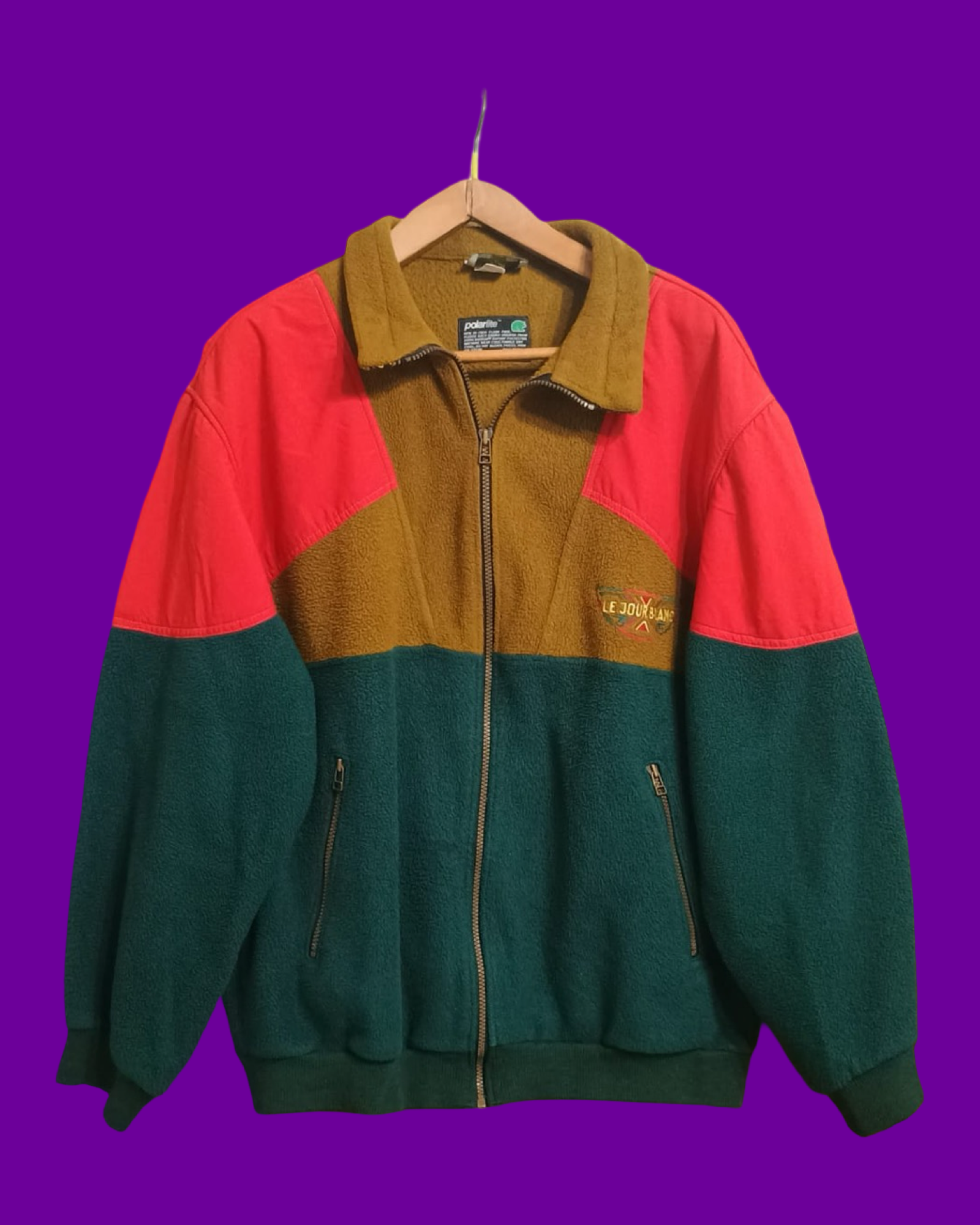 Vintage Multicolor Fantasy 90's Fleece Unisex Size L