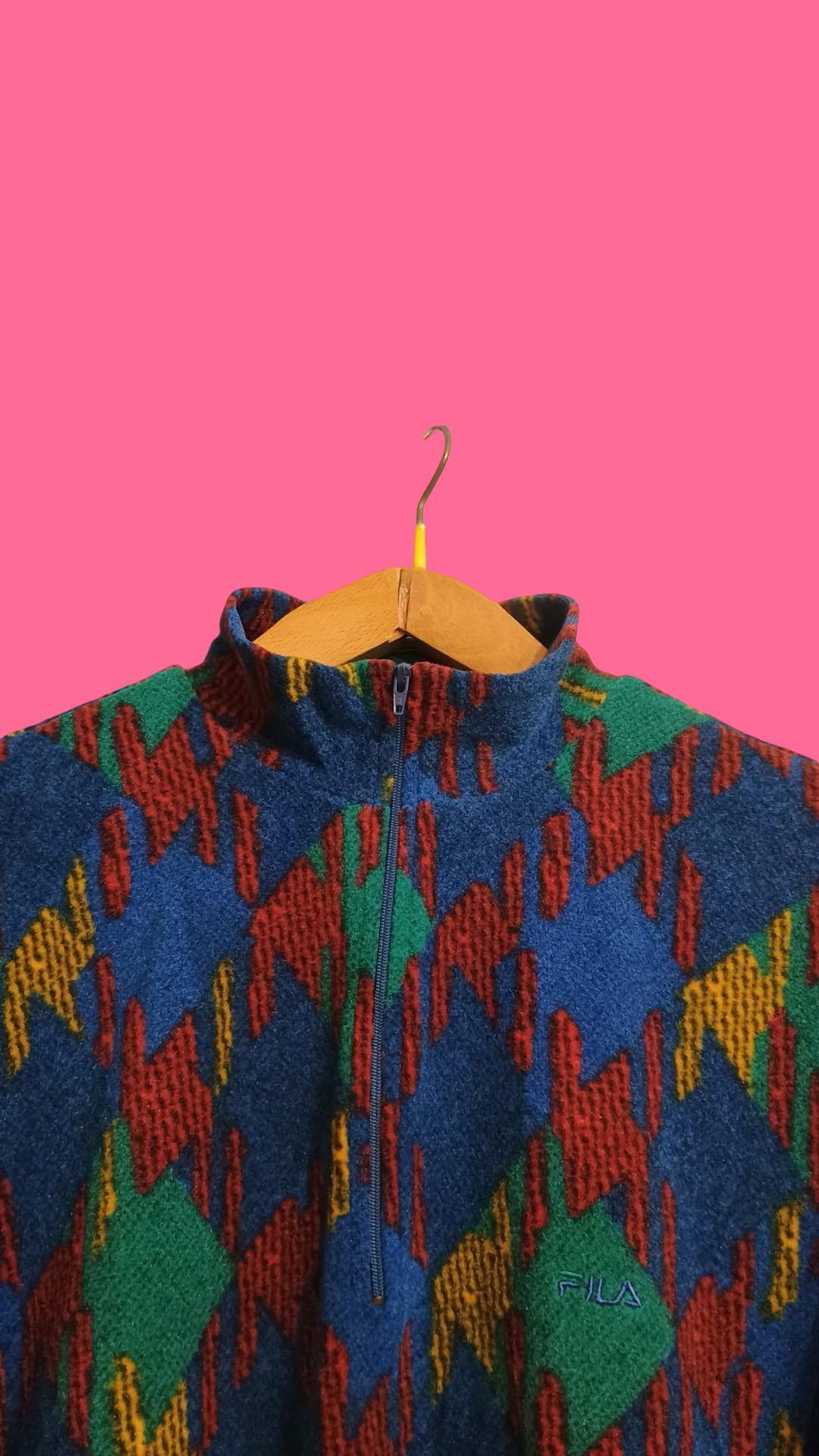 Vintage Multicolor Fantasy 90's Fila Fleece Unisex Size L