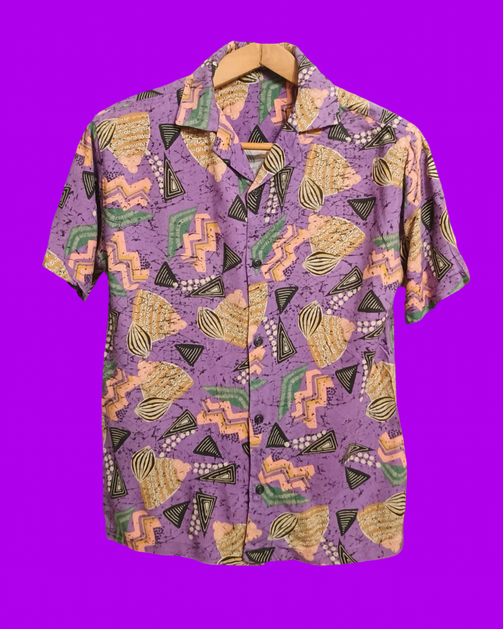 Vintage Style Multicolor Fantasy Shirt Unisex Size S