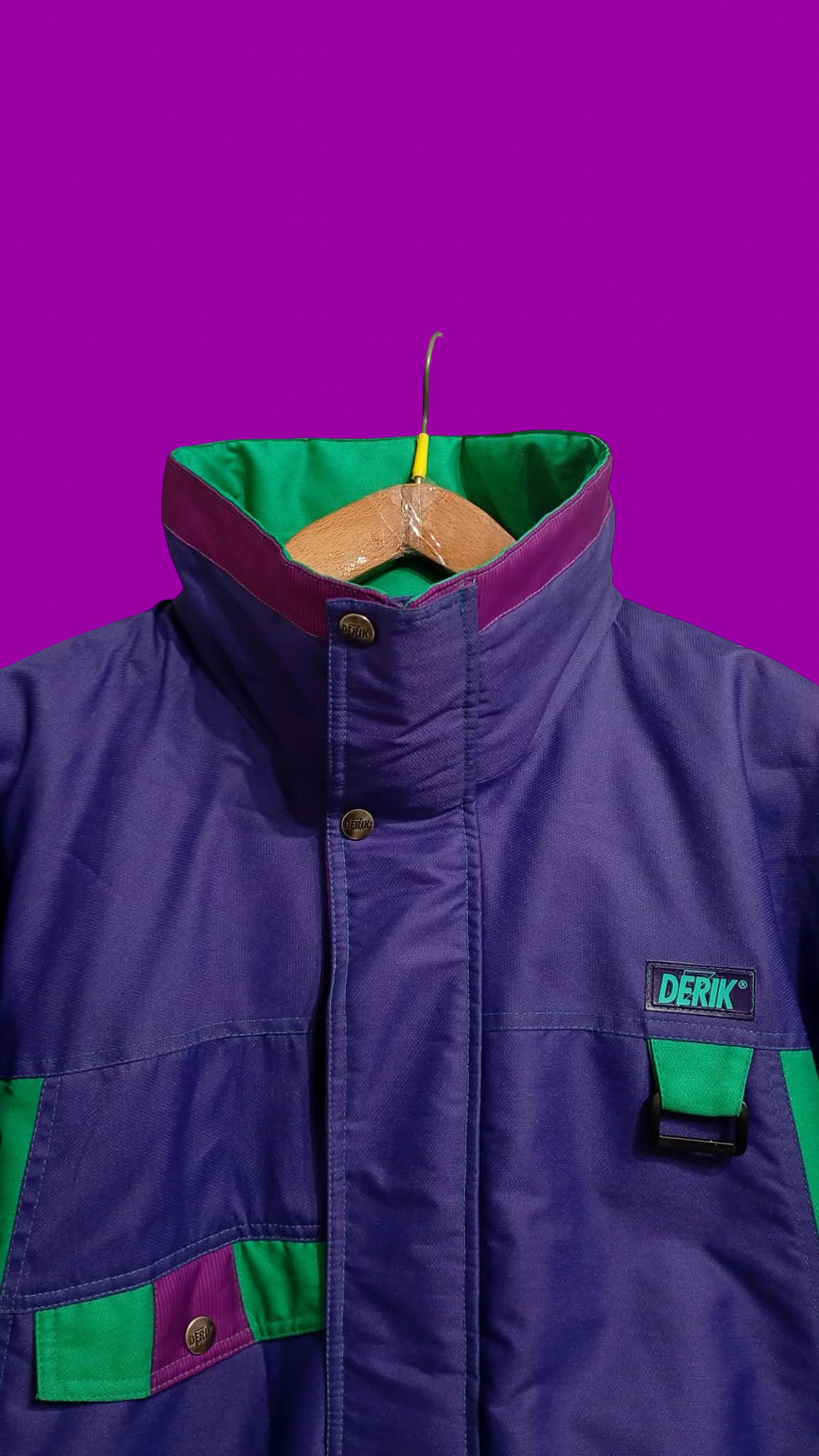 Vintage Multicolor Fantasy 90's Rare Snow Jacket Unisex Size L
