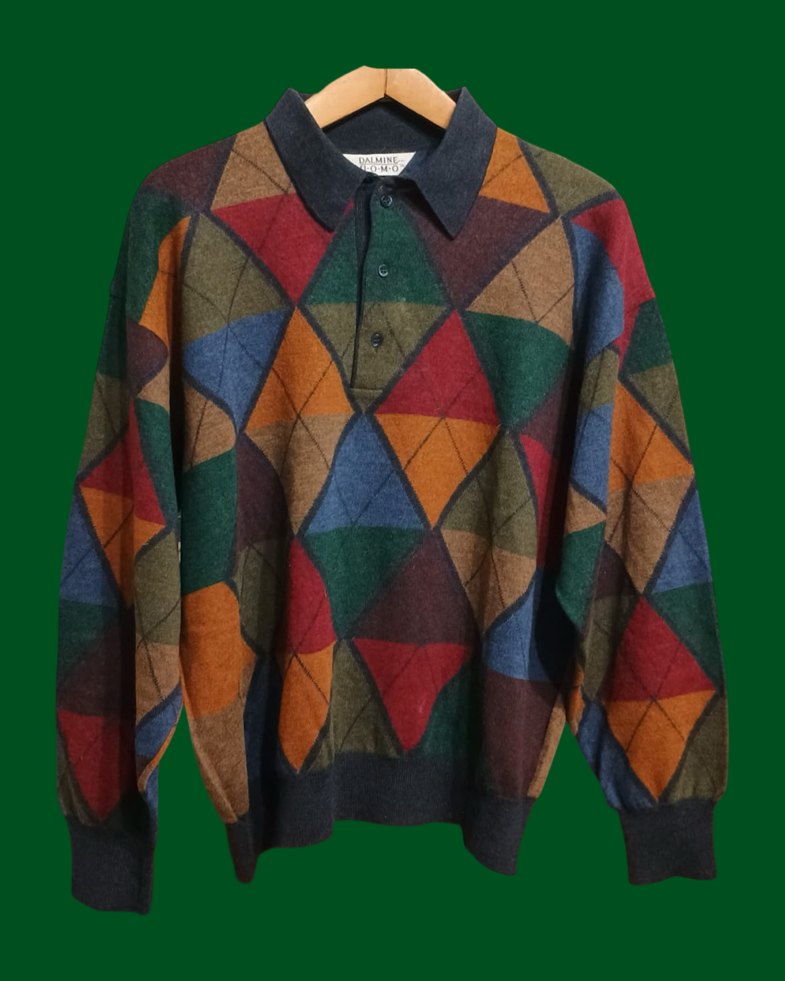 Vintage Multicolor Fantasy 90's Sweater Unisex Size XL