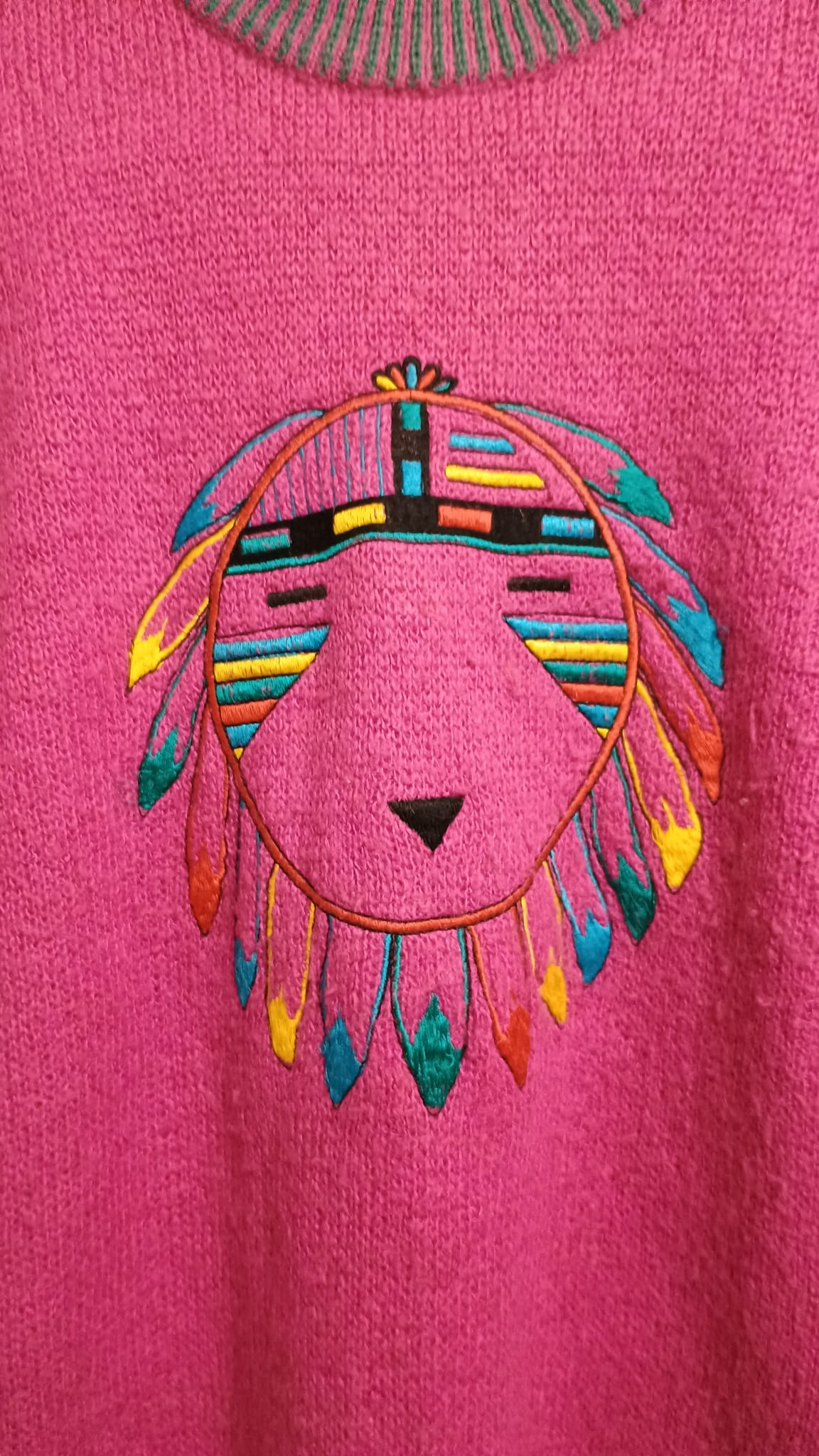 Vintage Multicolor Fantasy 90's Sweater Unisex Size M