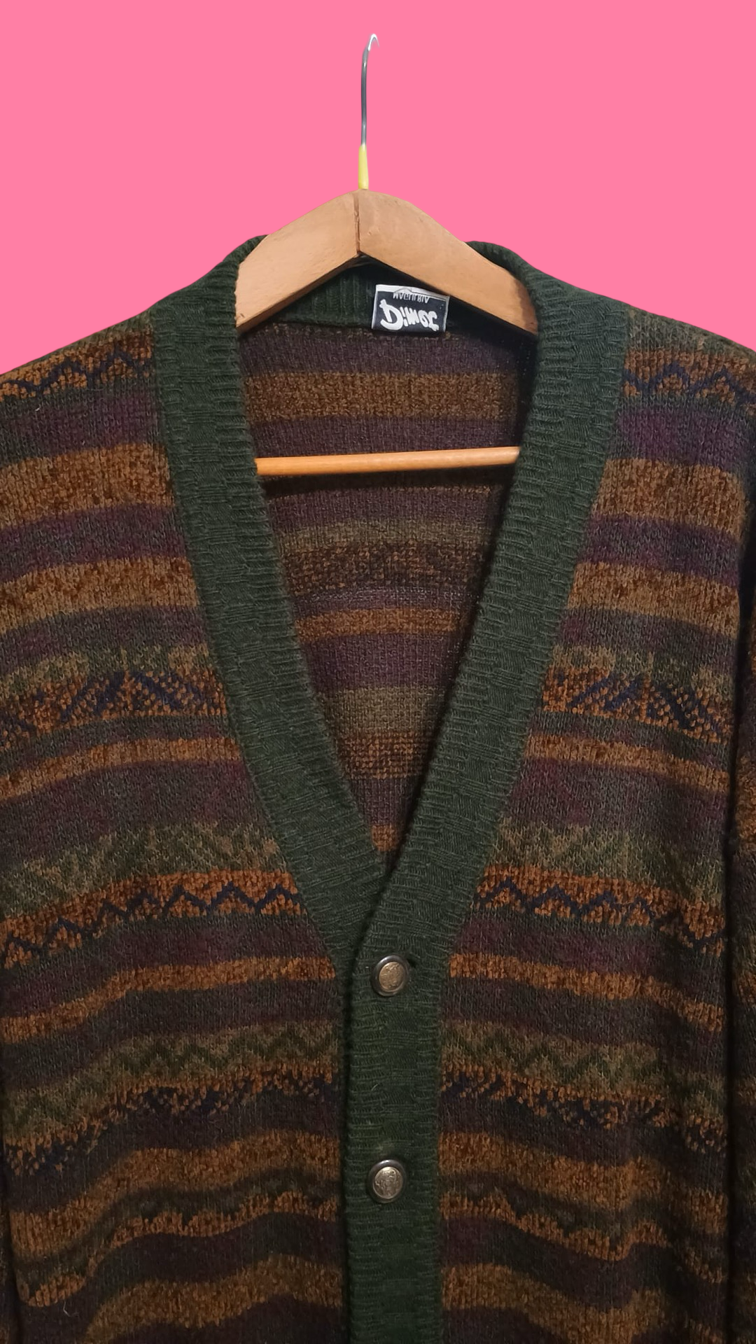 Vintage Multicolor Fantasy 90's Sweater Unisex Size XL