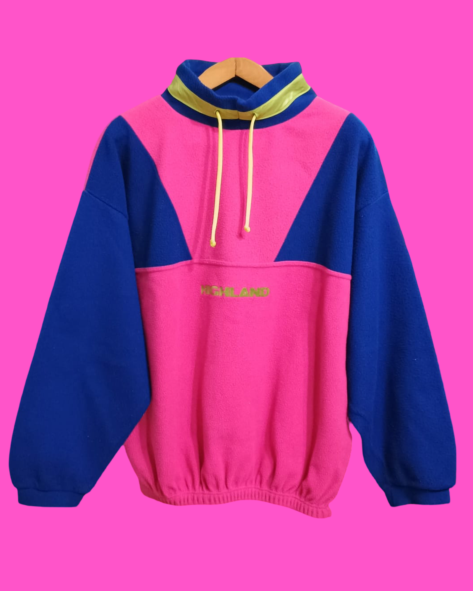 Vintage Multicolor Fantasy 90's Fleece Unisex Size L