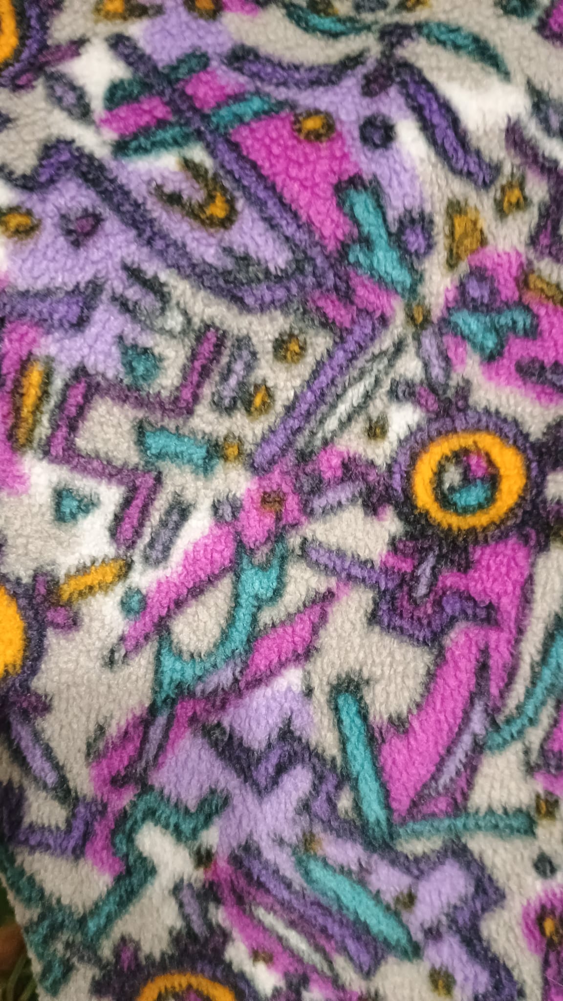 Vintage Multicolor Fantasy 90's Fleece Unisex Size L