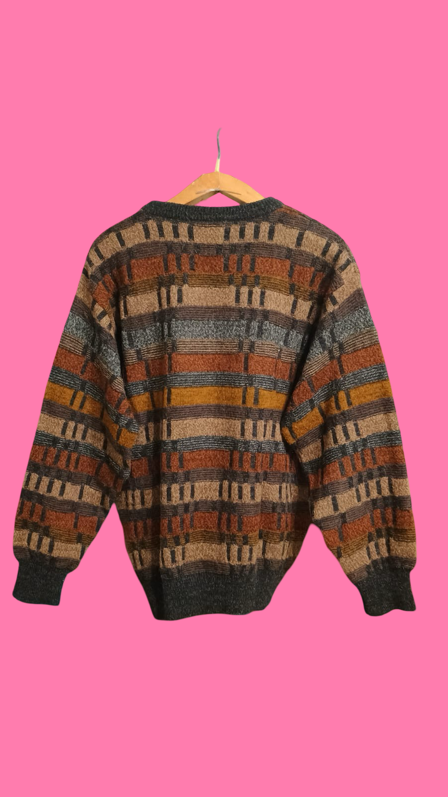 Vintage Multicolor Fantasy 90's Sweater Unisex Size M