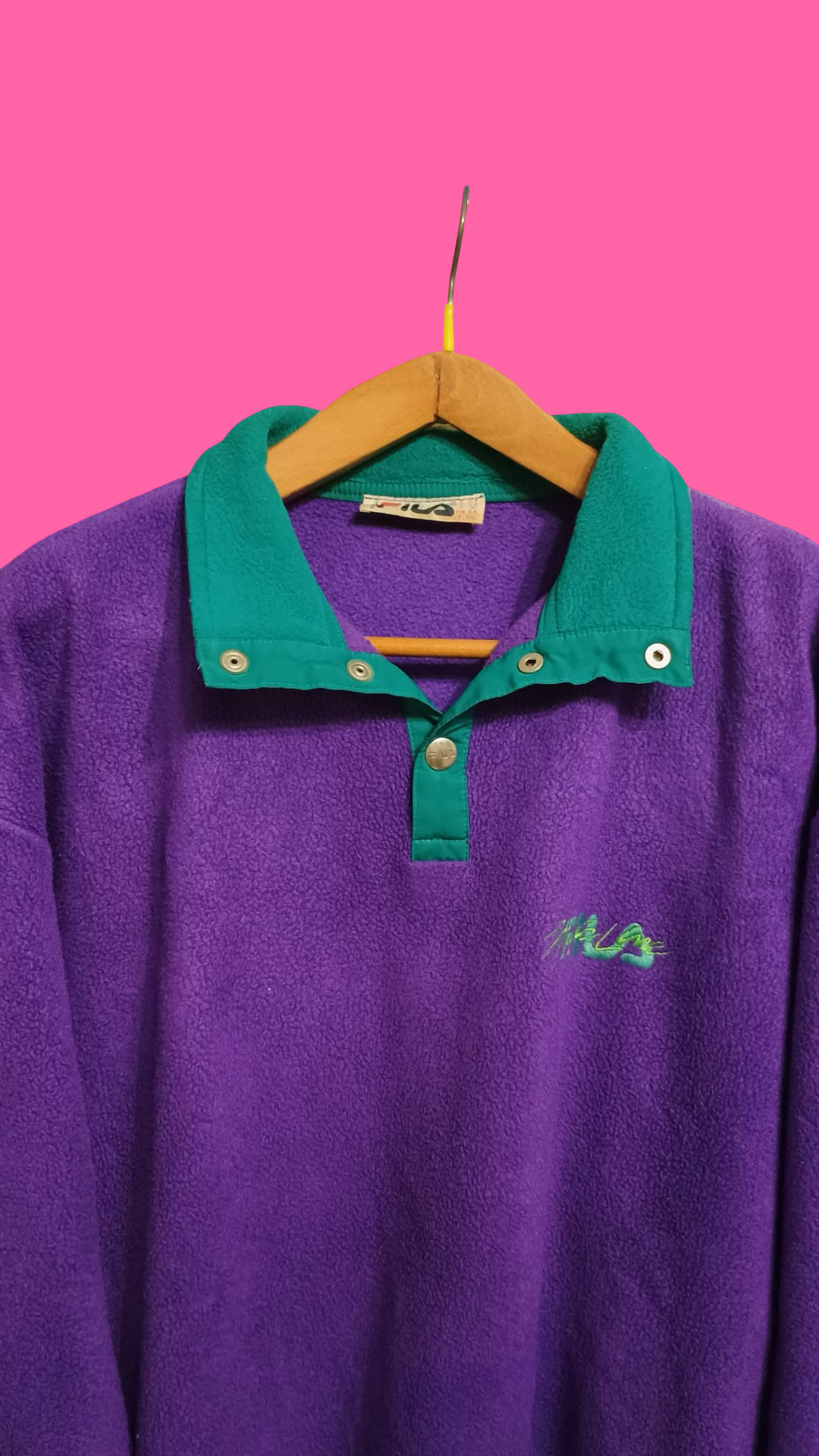 Vintage Multicolor Fantasy 90's Fila Fleece Unisex Size XL