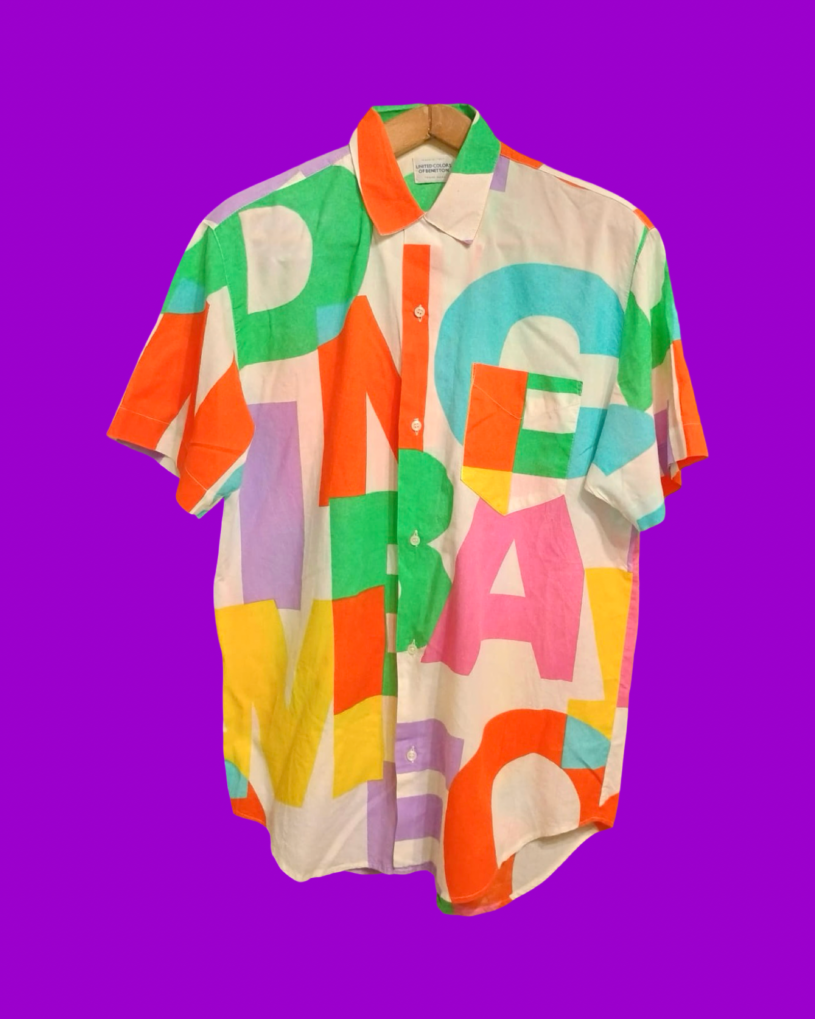 Vintage Multicolor Fantasy 90's Shirt Unisex Size M
