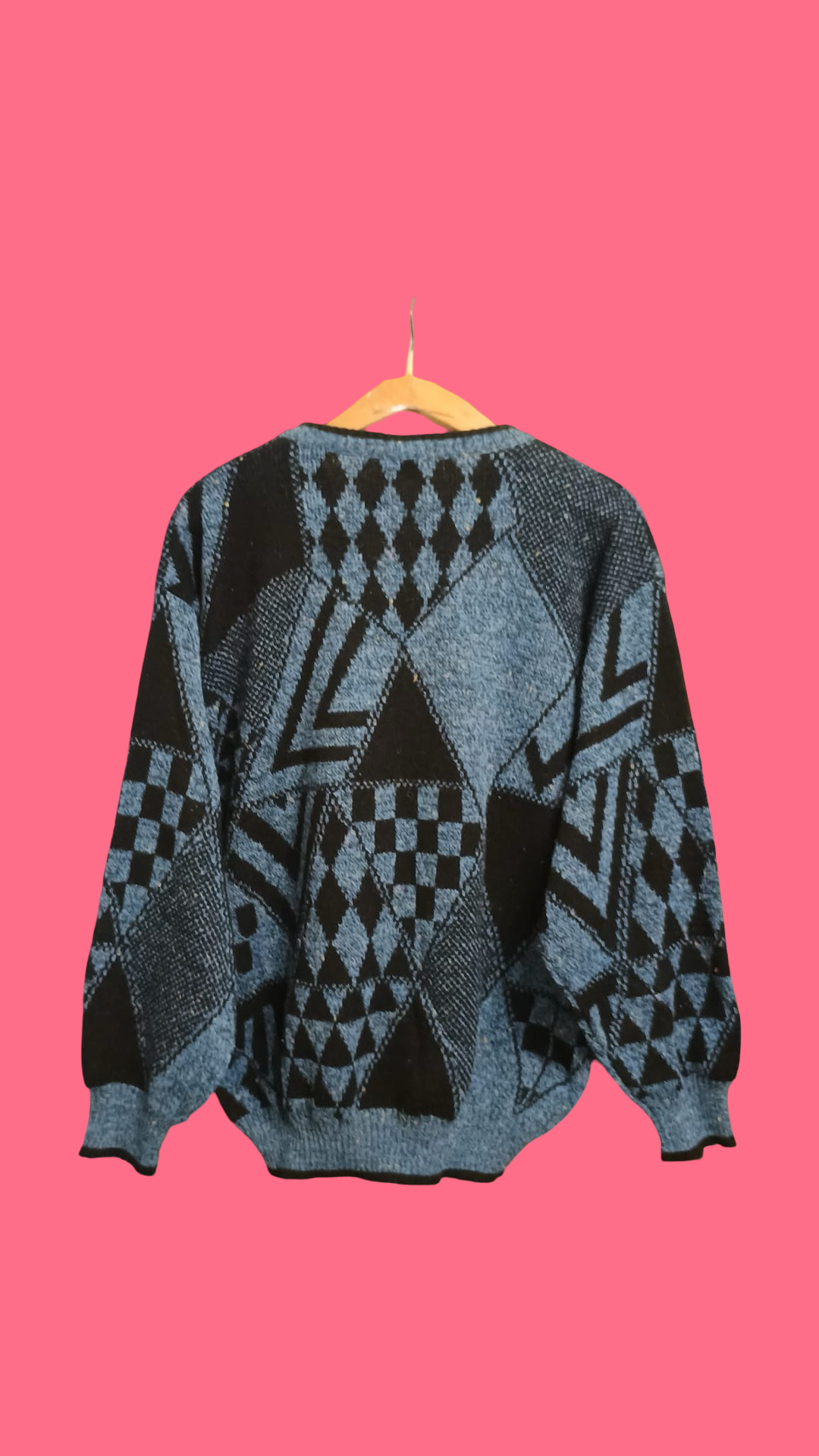 Vintage Multicolor Fantasy 90's Sweater Unisex Size L