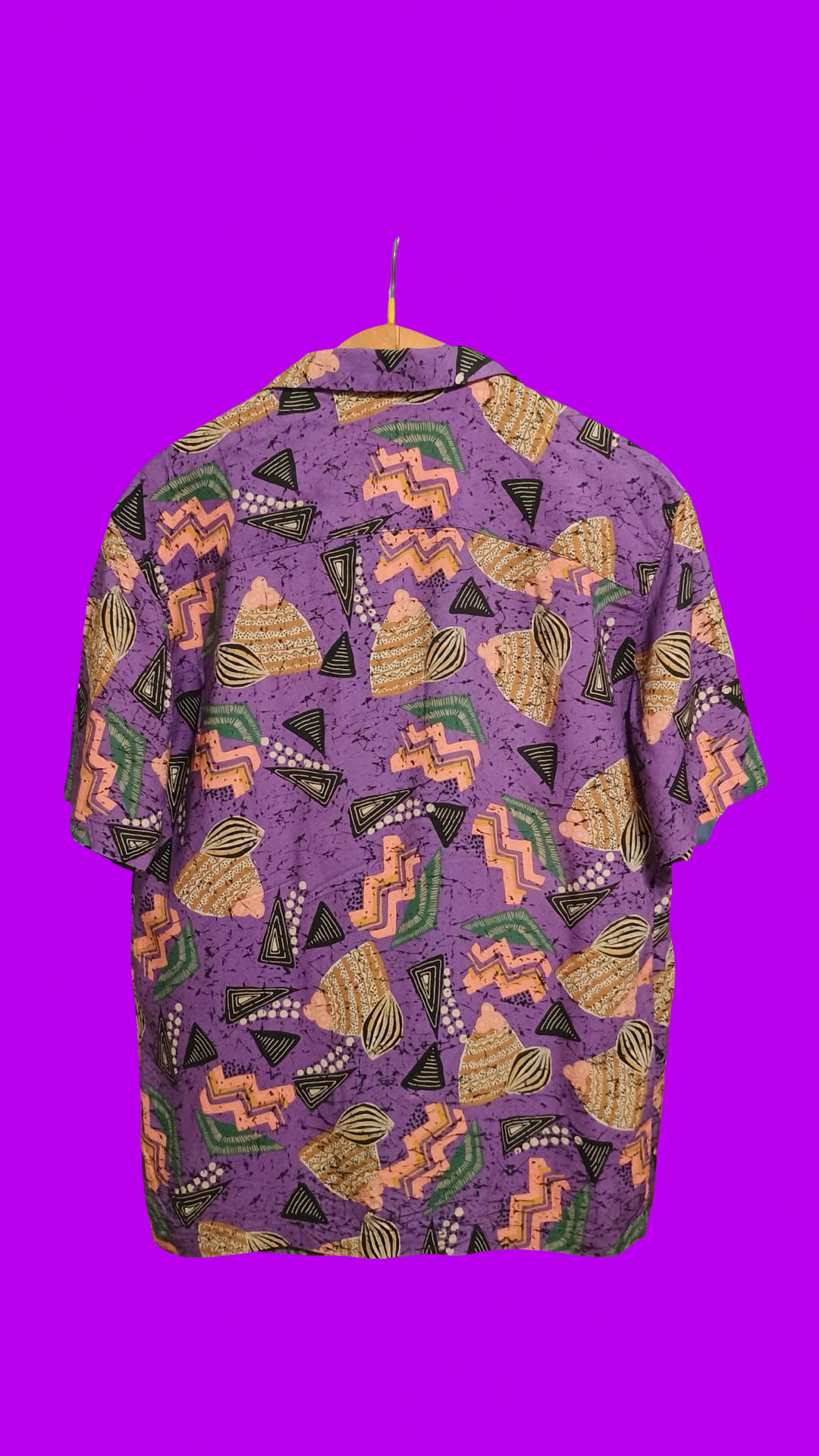 Vintage Style Multicolor Fantasy Shirt Unisex Size S