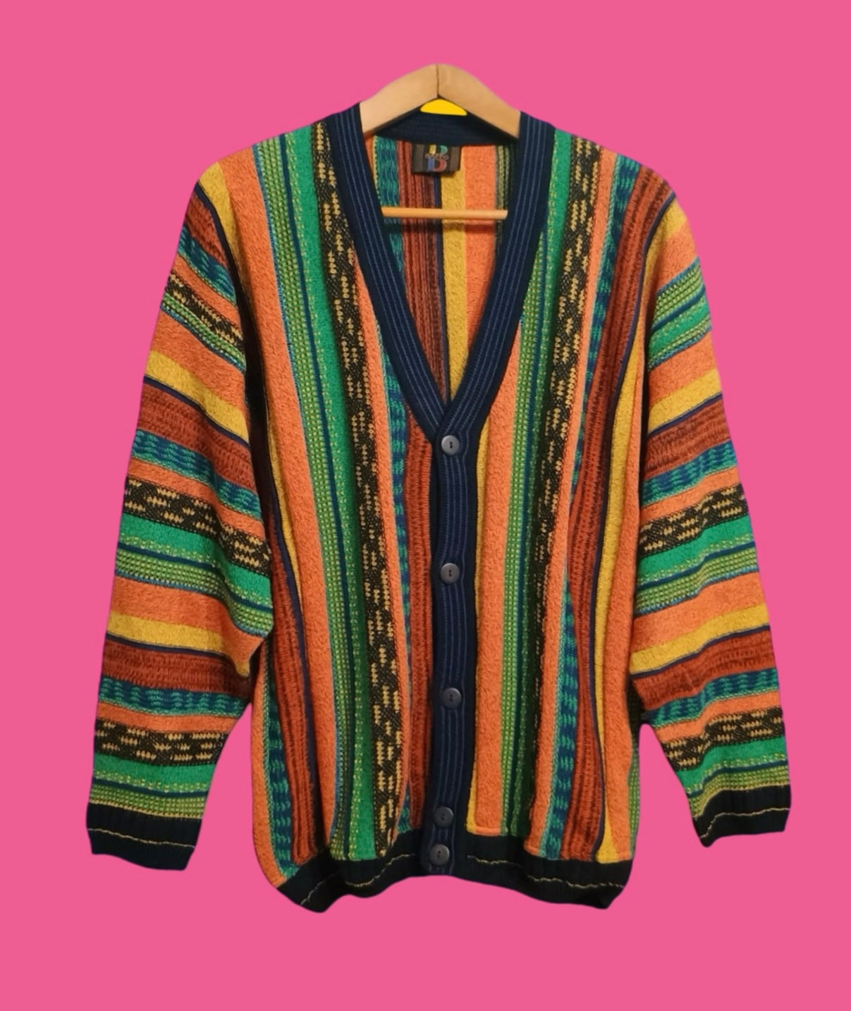 Vintage Multicolor Fantasy 90's Sweater Unisex Size L
