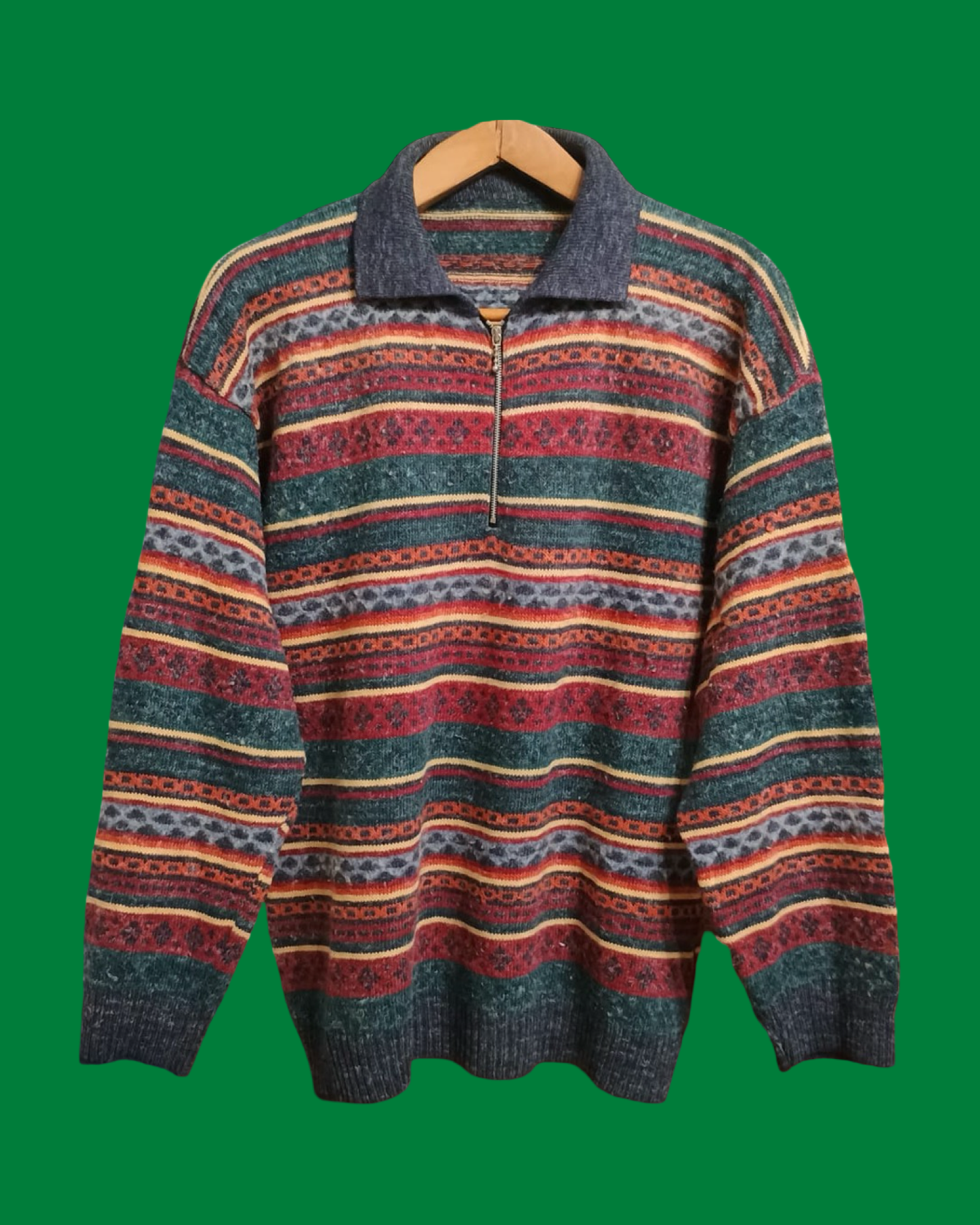 Vintage Multicolor Fantasy 90's Sweater Unisex Size M