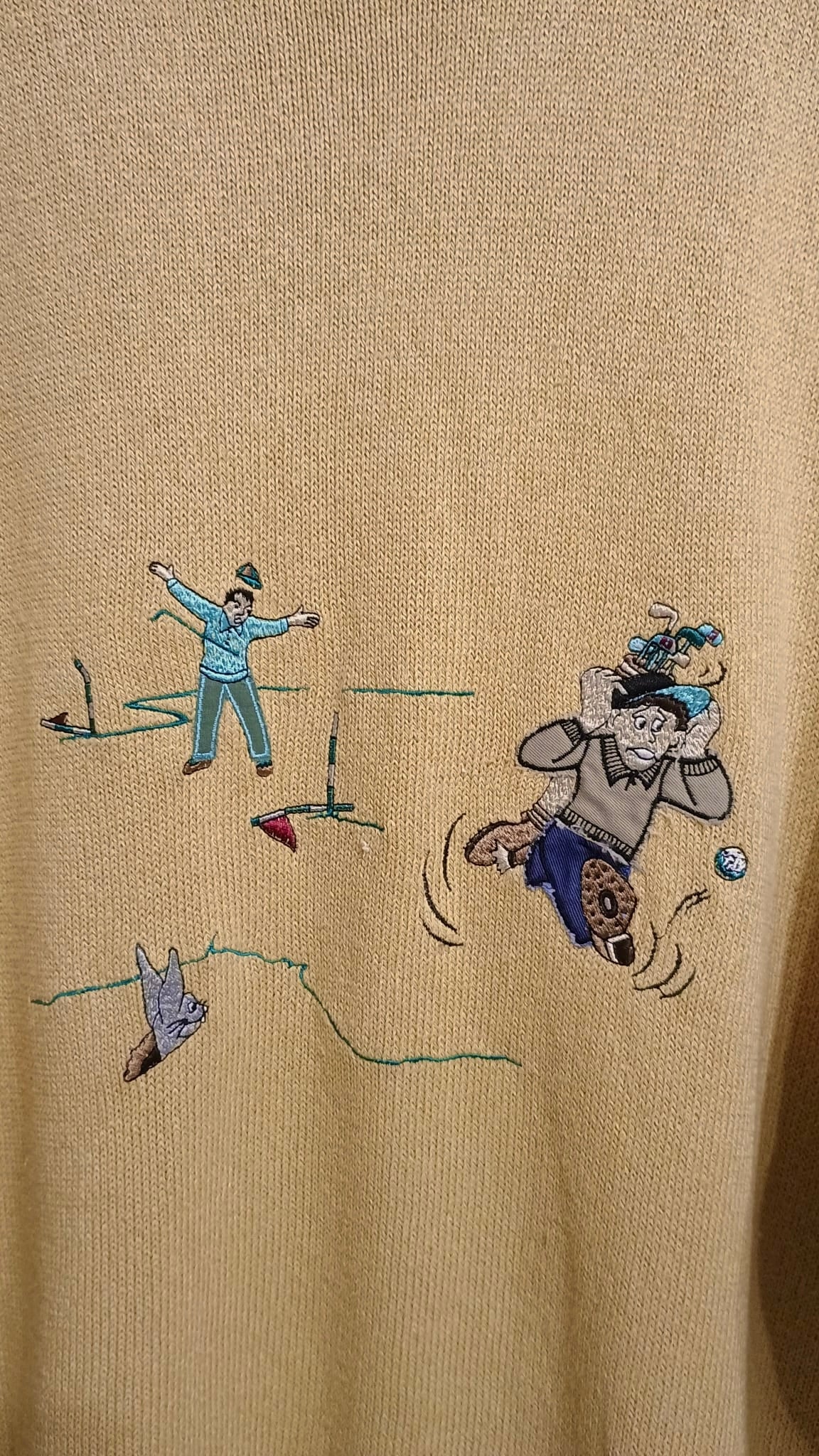 Vintage Multicolor Fantasy 90's Sweater Unisex Size XL