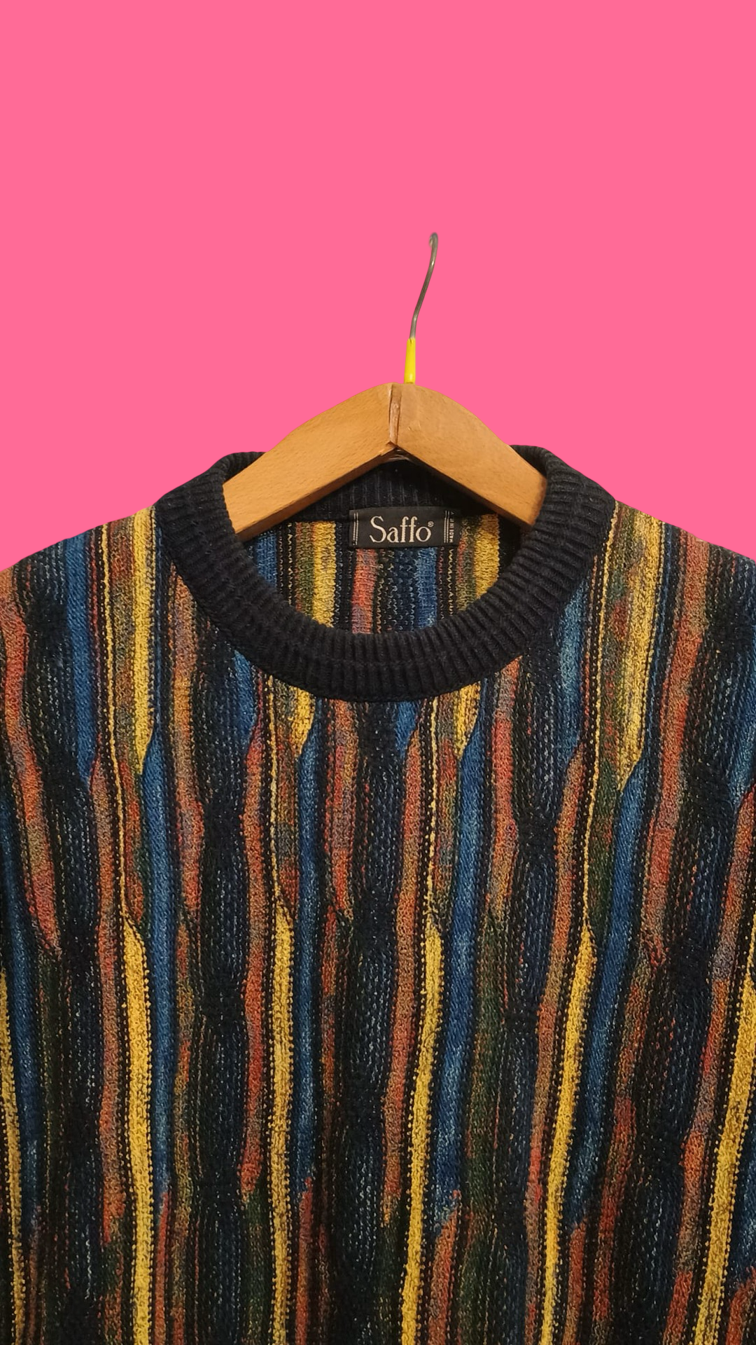 Vintage Multicolor Fantasy 90's Sweater Unisex Size L