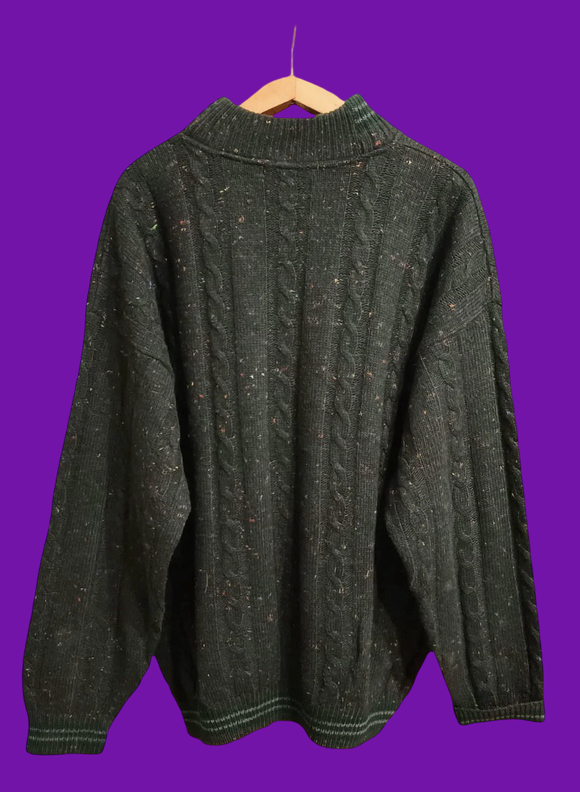 Vintage Multicolor Fantasy 90's Sweater Unisex Size L