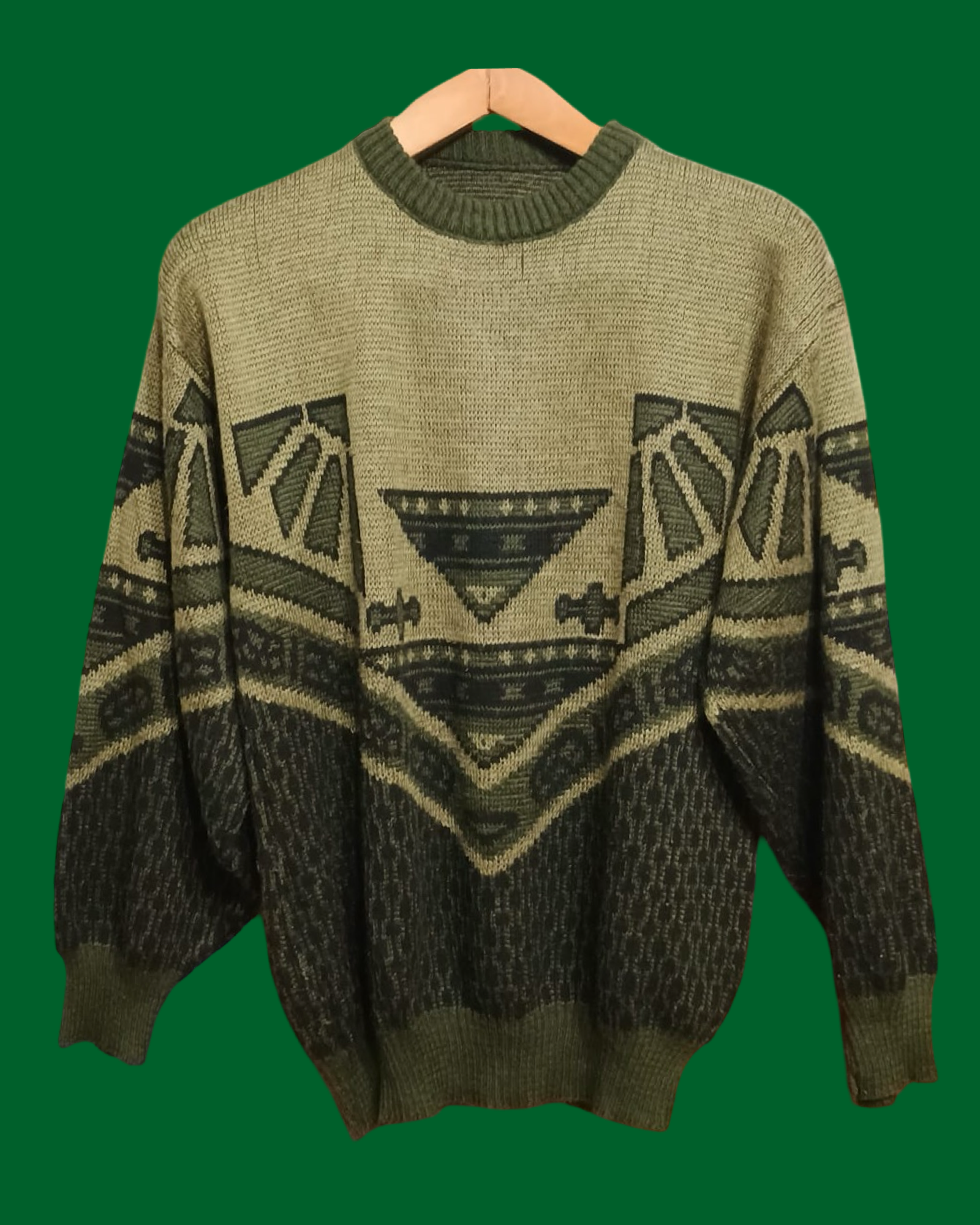 Vintage Multicolor Fantasy 90's Sweater Unisex Size M