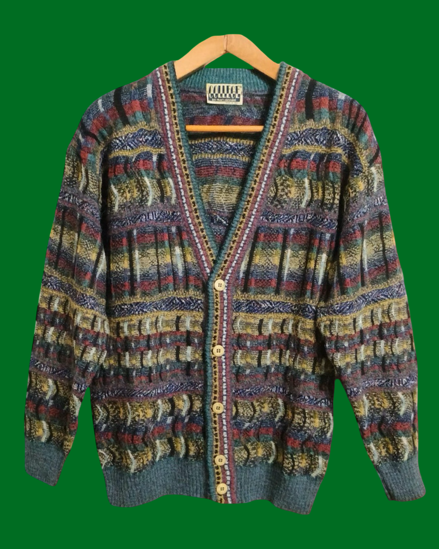 Vintage Multicolor Fantasy 90's Sweater Unisex Size M