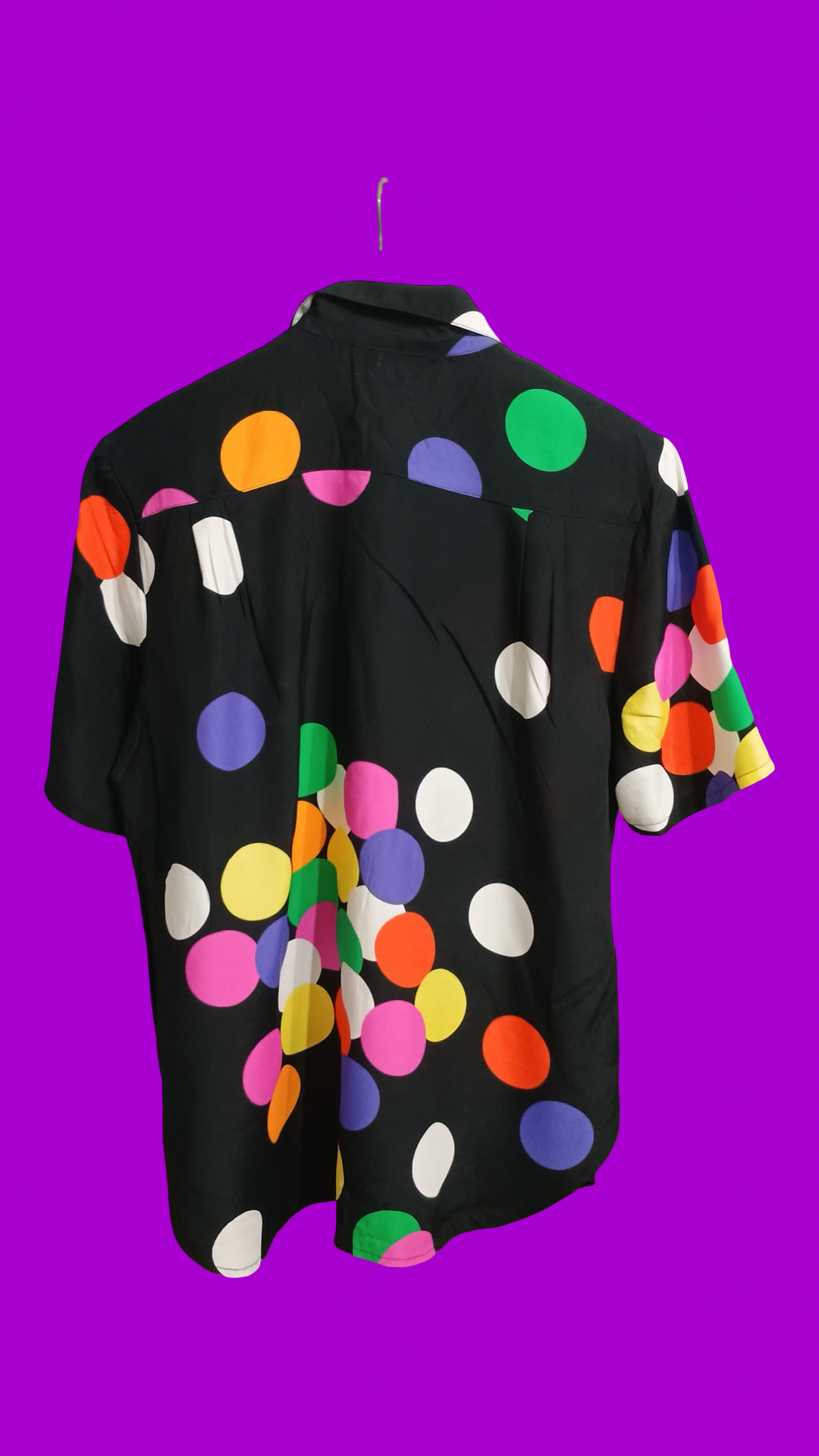Vintage Multicolor Fantasy 90's Shirt Woman Size L