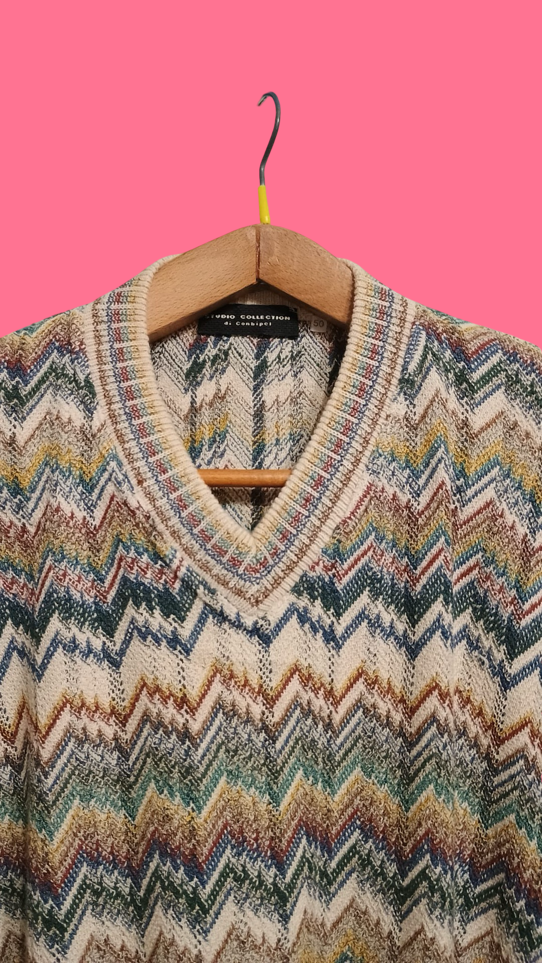 Vintage Multicolor Fantasy 90's Sweater Unisex Size M