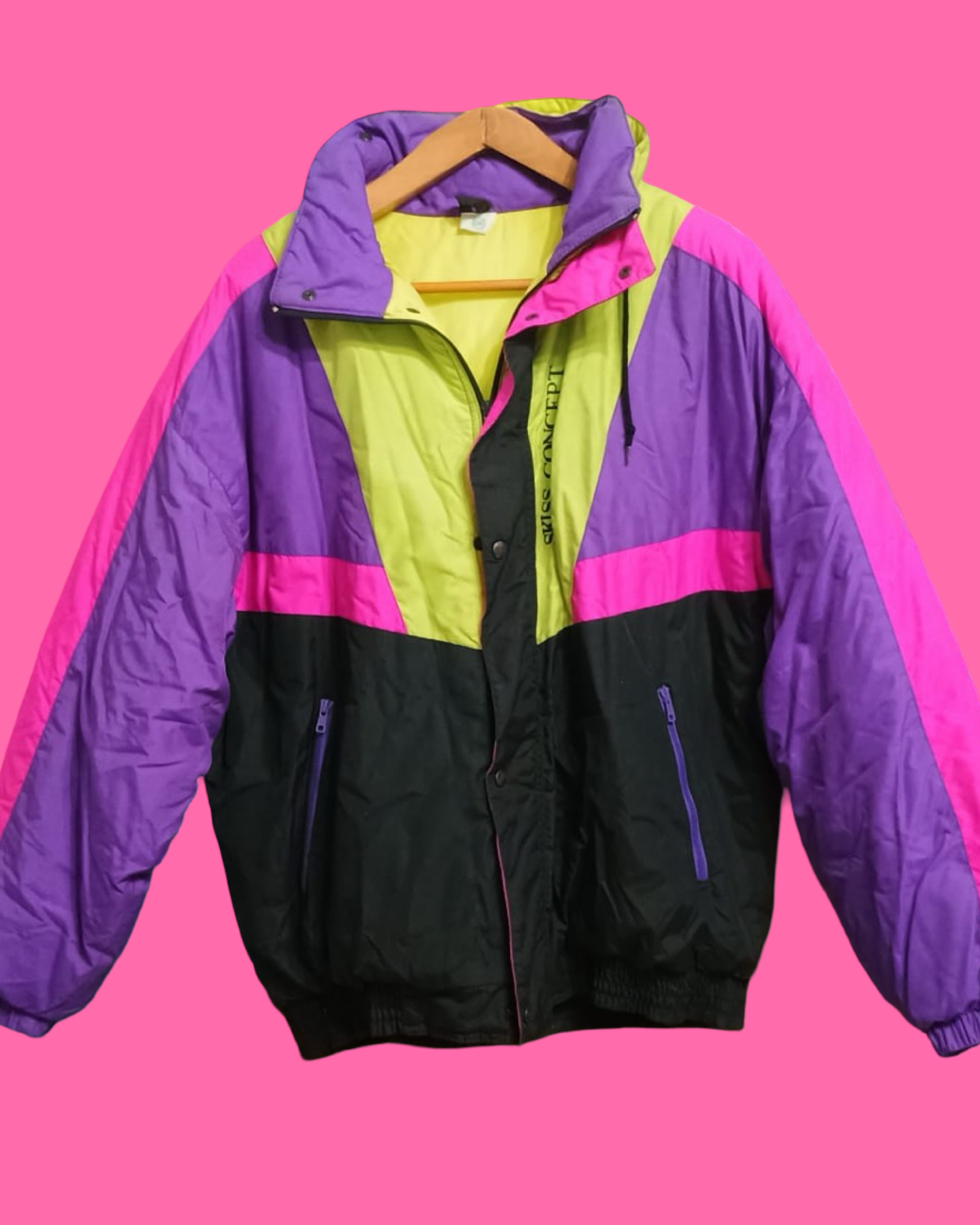 Vintage Multicolor Fantasy 90's Snow Jacket Unisex Size L