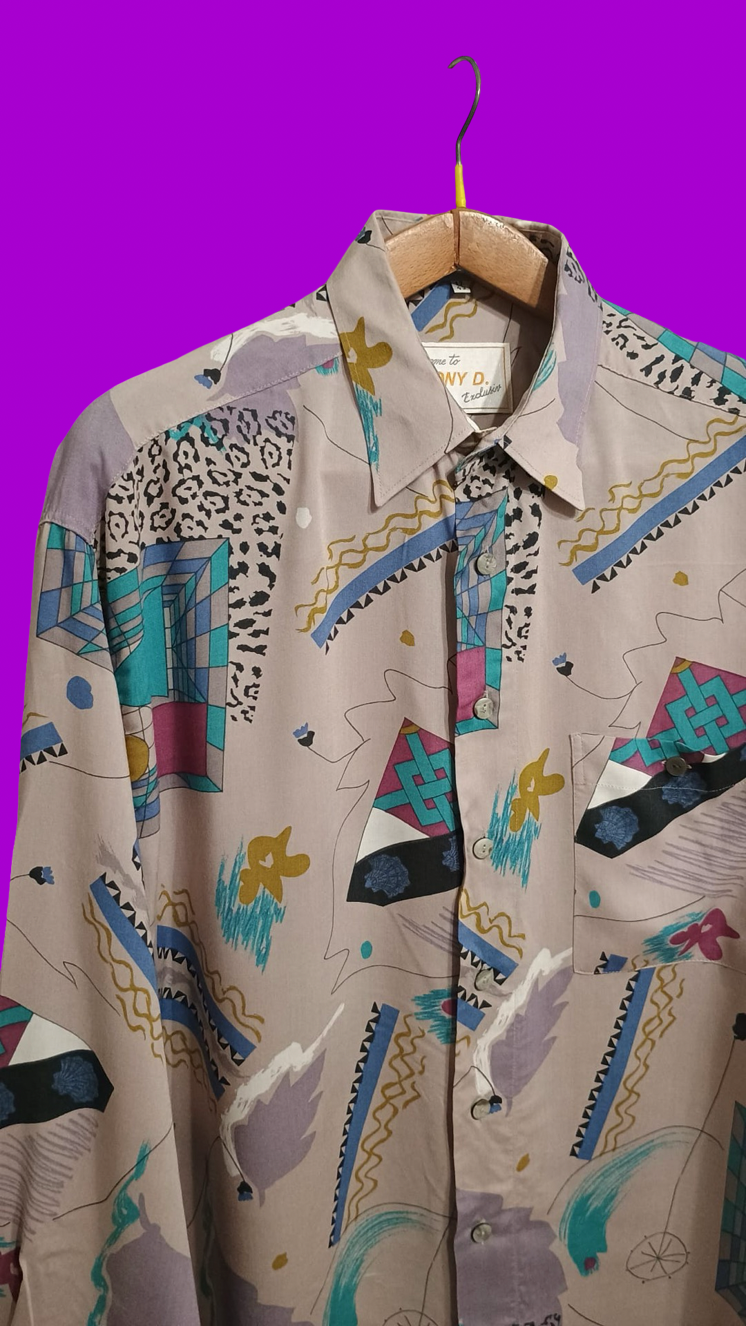 Vintage Multicolor Fantasy 90's Shirt Unisex Size XL