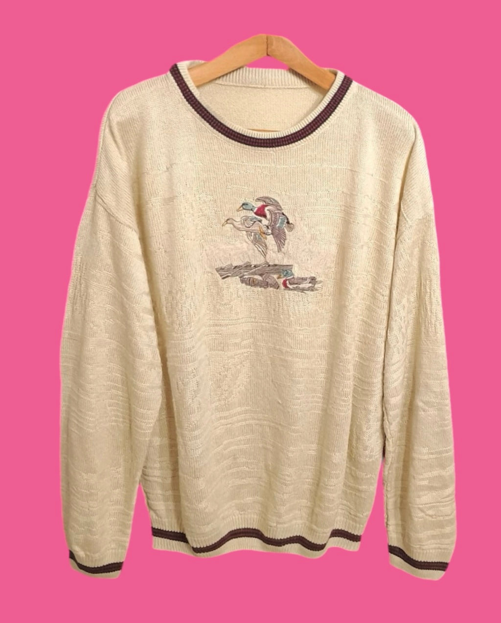 Vintage Multicolor Fantasy Sweater Unisex Size XL