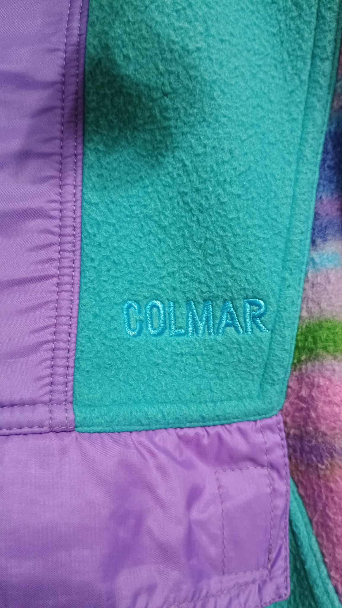 Vintage Multicolor Fantasy 90's Colmar Fleece Unisex Size L