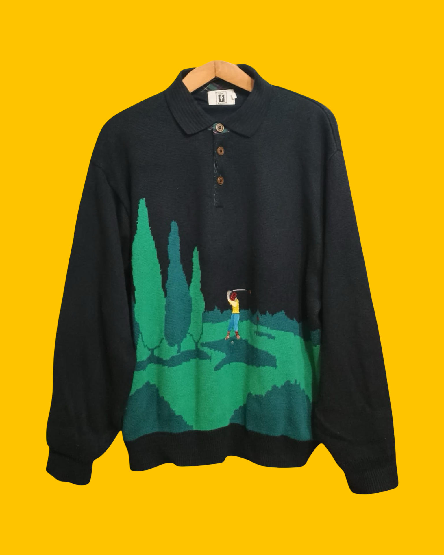 Vintage Multicolor Fantasy 90's Sweater Unisex Size M
