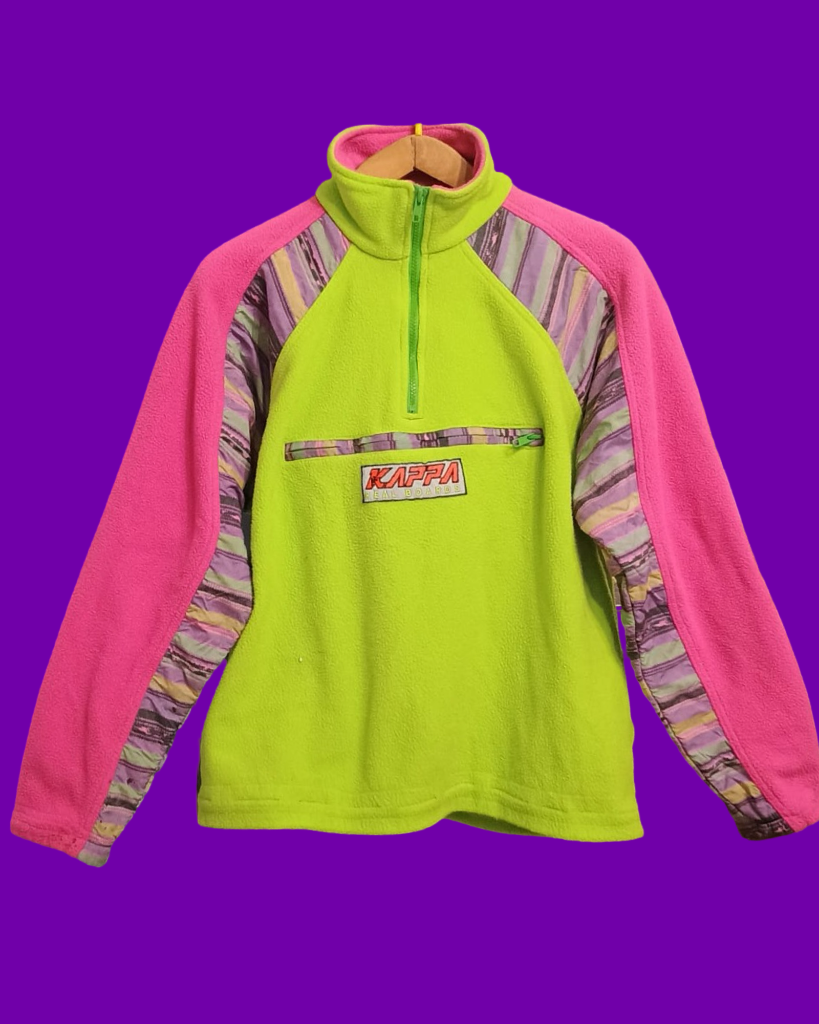 Vintage Multicolor Fantasy 90's Fleece Unisex Size S