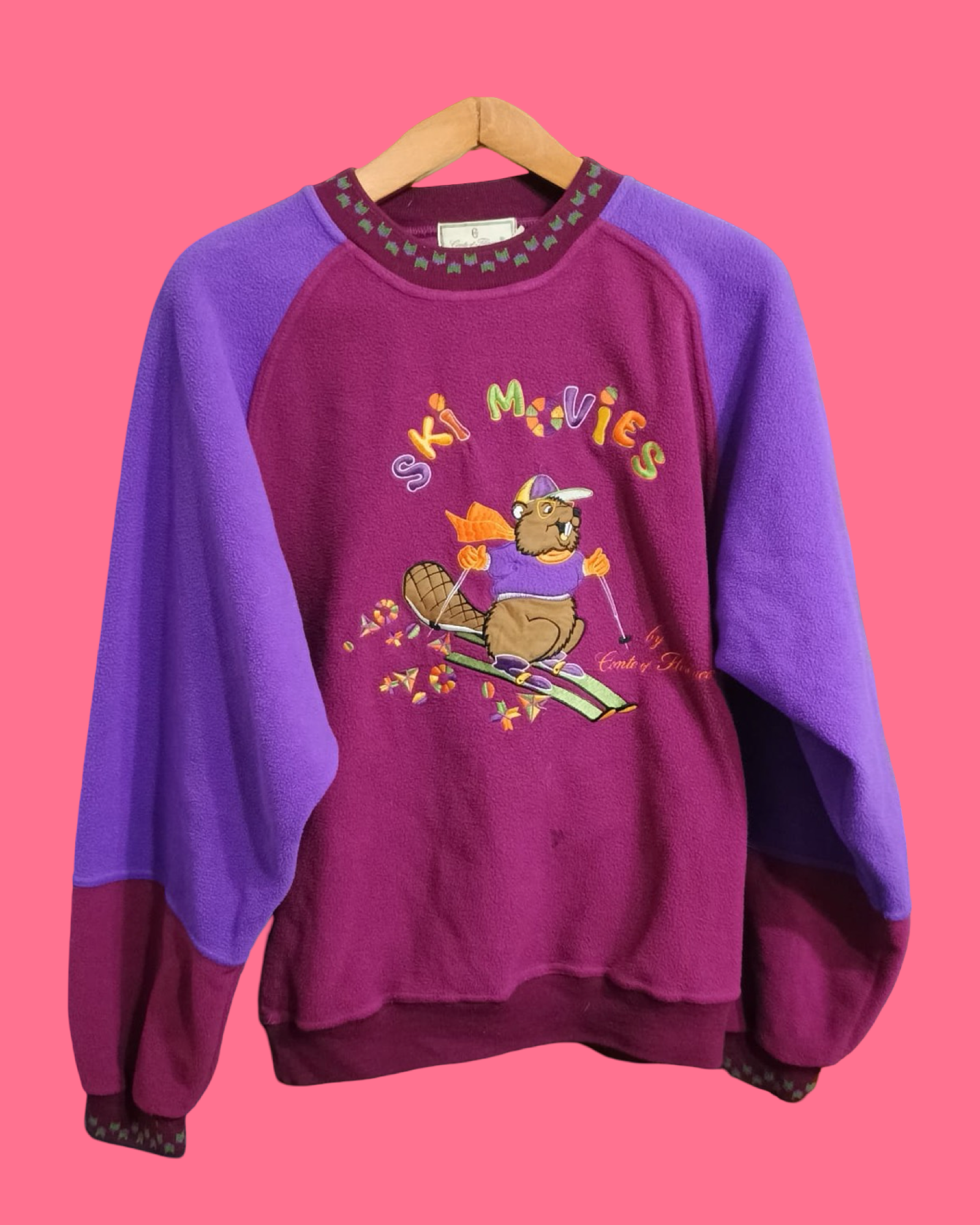 Vintage Multicolor Fantasy 90's Sweatshirt Unisex Size L