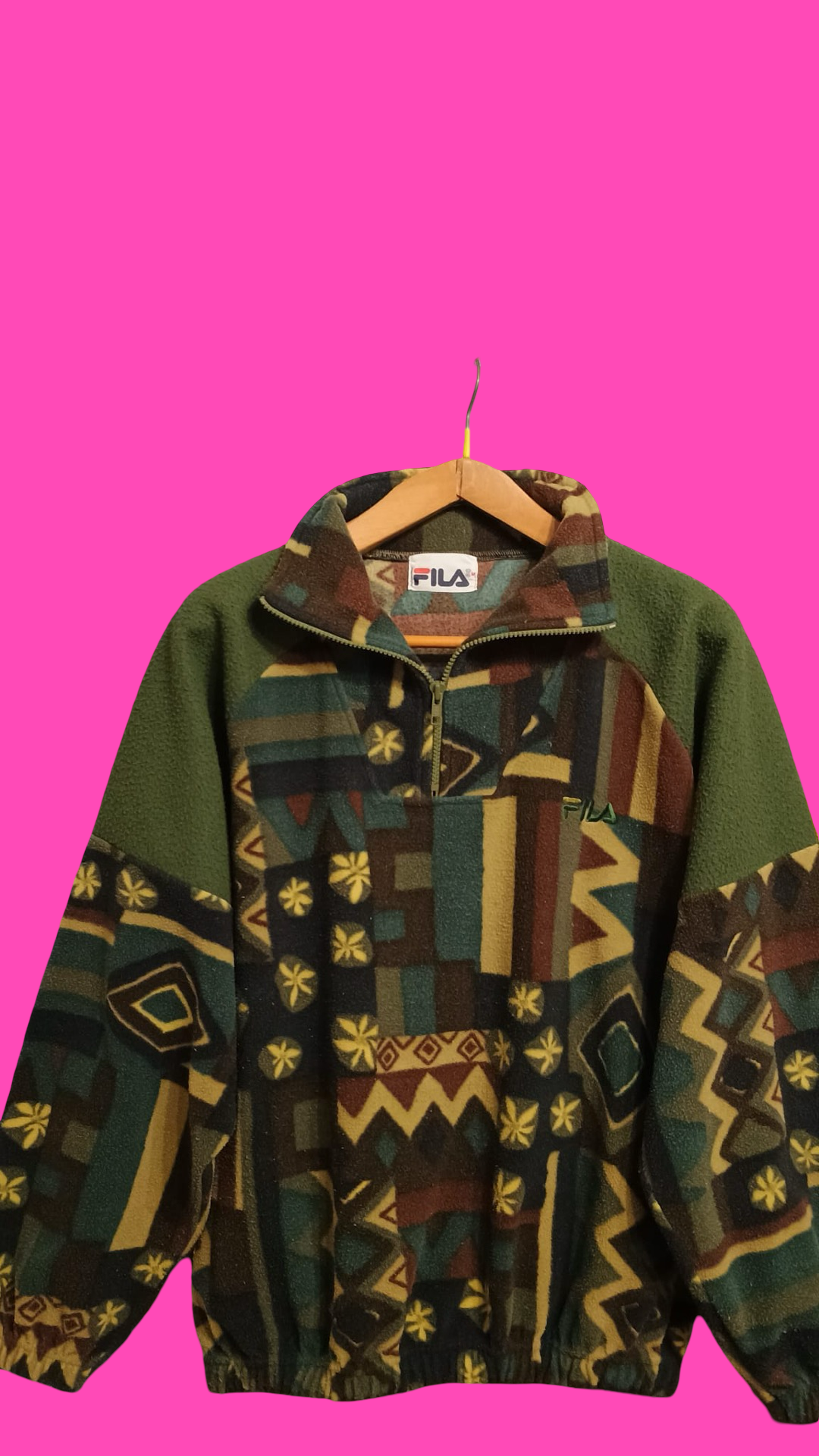 Vintage Multicolor Fantasy 90's Fila Fleece Unisex Size M