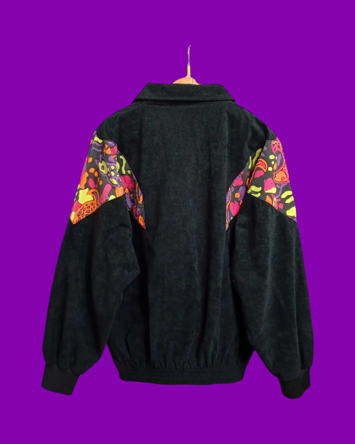 Vintage Multicolor Fantasy 90's Rare Fleece Woman Size L